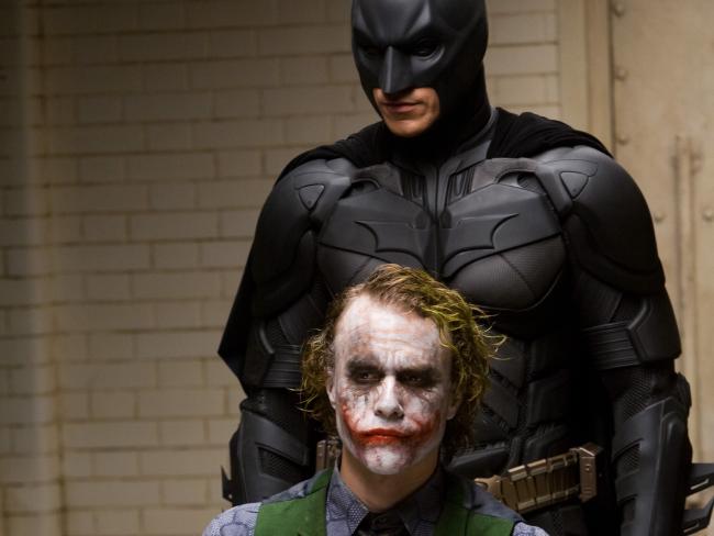 Ledger was tossed around like a salad in this scene.