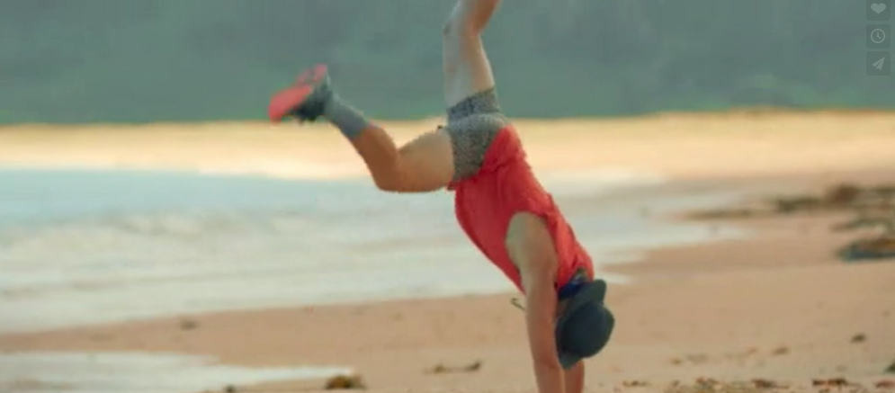 We obviously have to finish with a cartwheel from our winner, Chris Parker. Photo / TVNZ