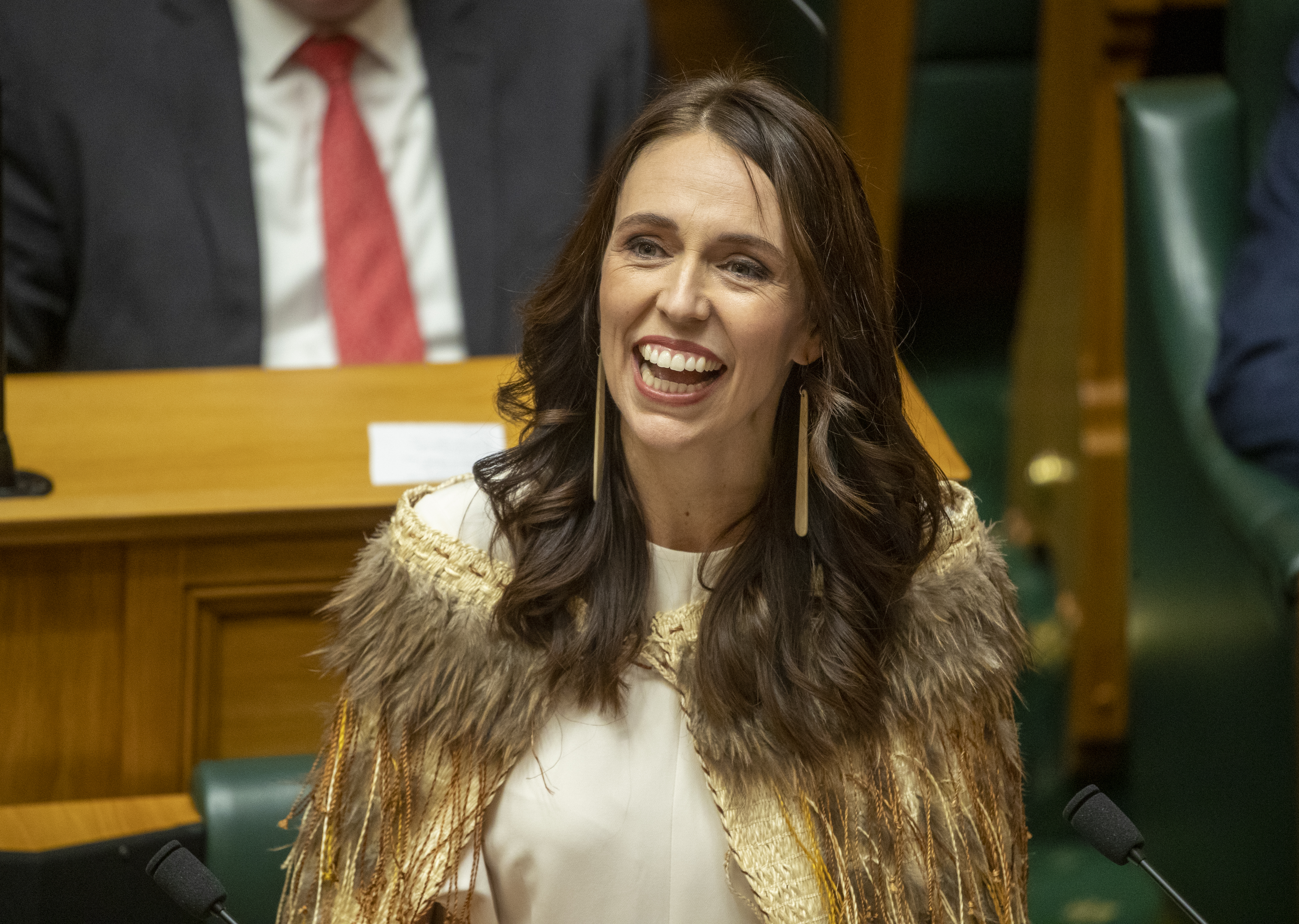 Jacinda Ardern spoke at the University of Bologna in Italy, where she was awarded the Sigillum Magnum, the university’s highest honour. Photo / Mark Mitchell
