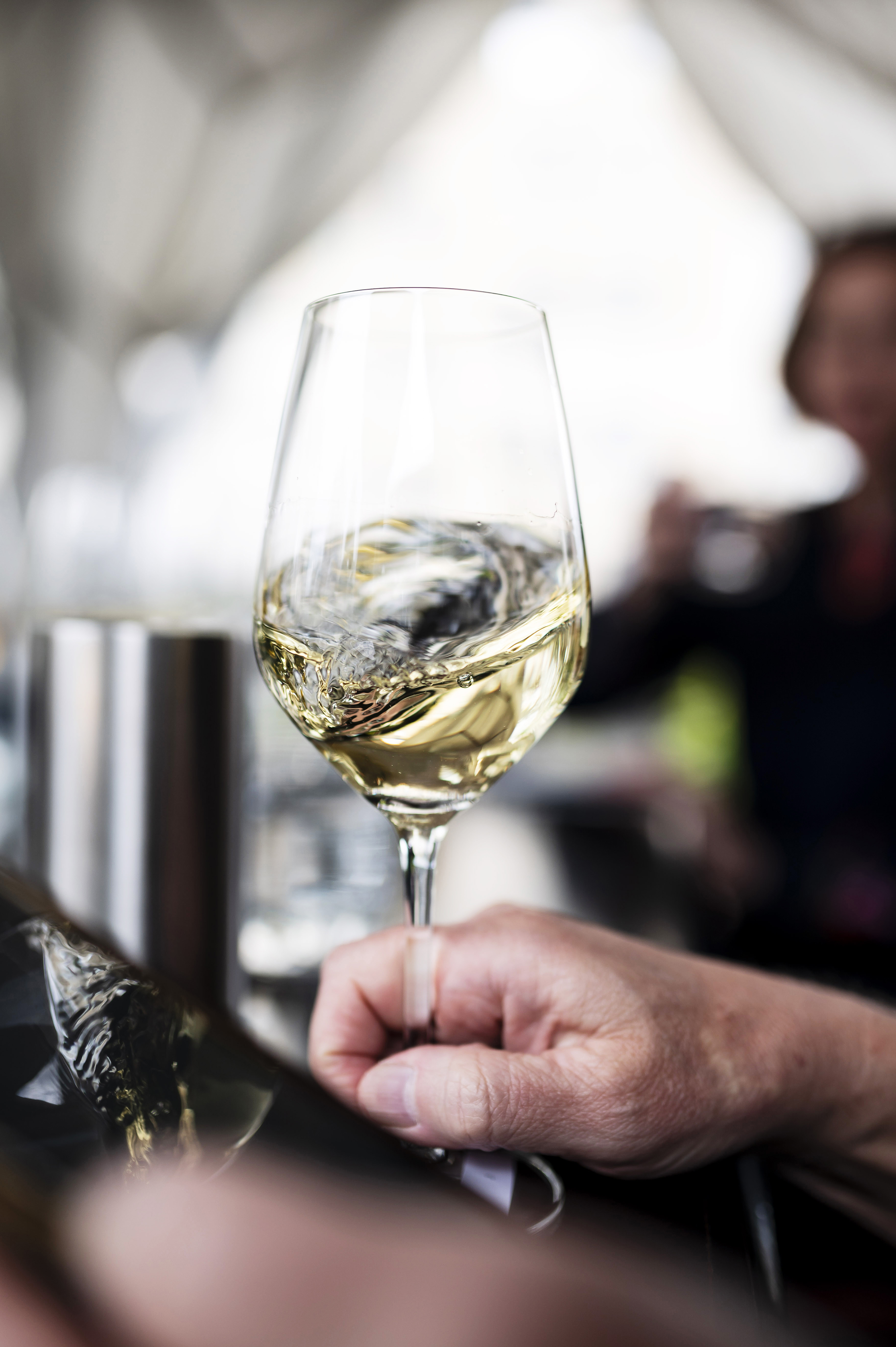 A party for a blind tasting of wines for Thanksgiving on the roof of the NoMad hotel in New York, October 2020.  Photo / Karsten Moran, The New York Times