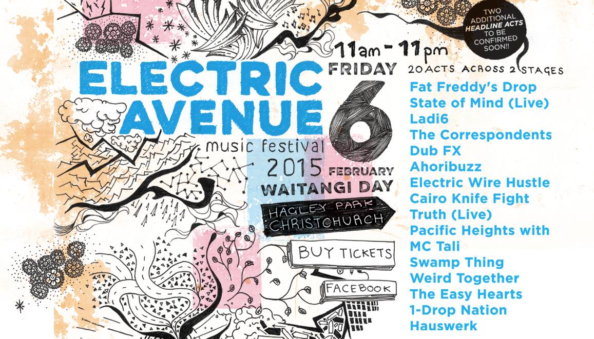 The first Electric Avenue lineup in 2015.
