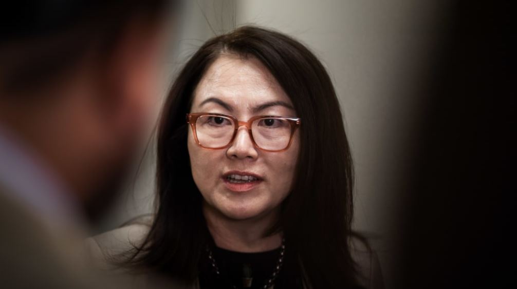National's Mt Albert candidate Melissa Lee. Photo / RNZ / Samuel Rillstone