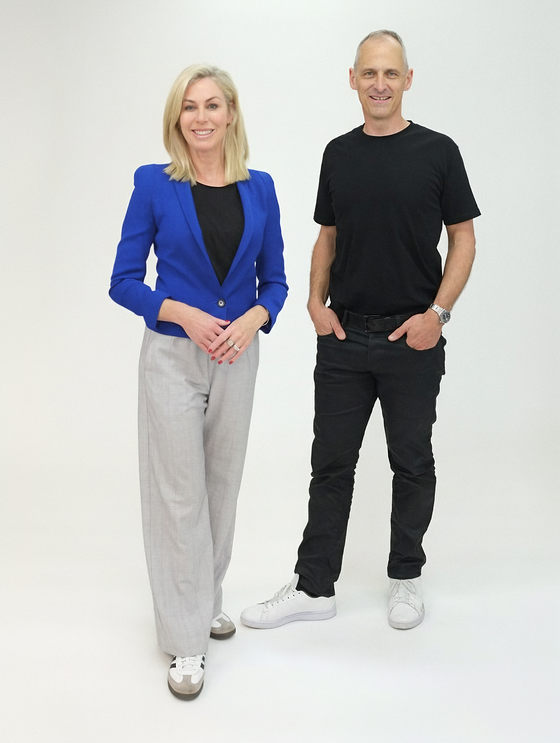 Wendy Petrie and husband Ross Peebles.