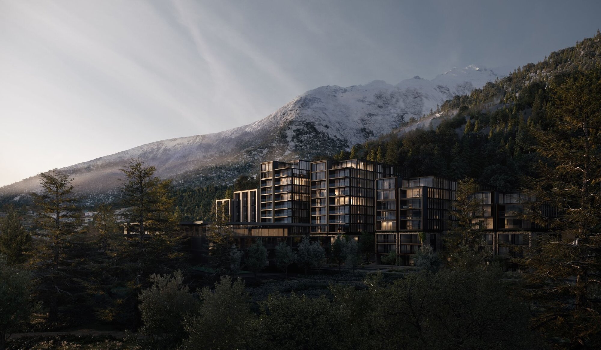 Plans for the mixed-use Lakeview Te Taumata at Queenstown. Image / 94 Feet