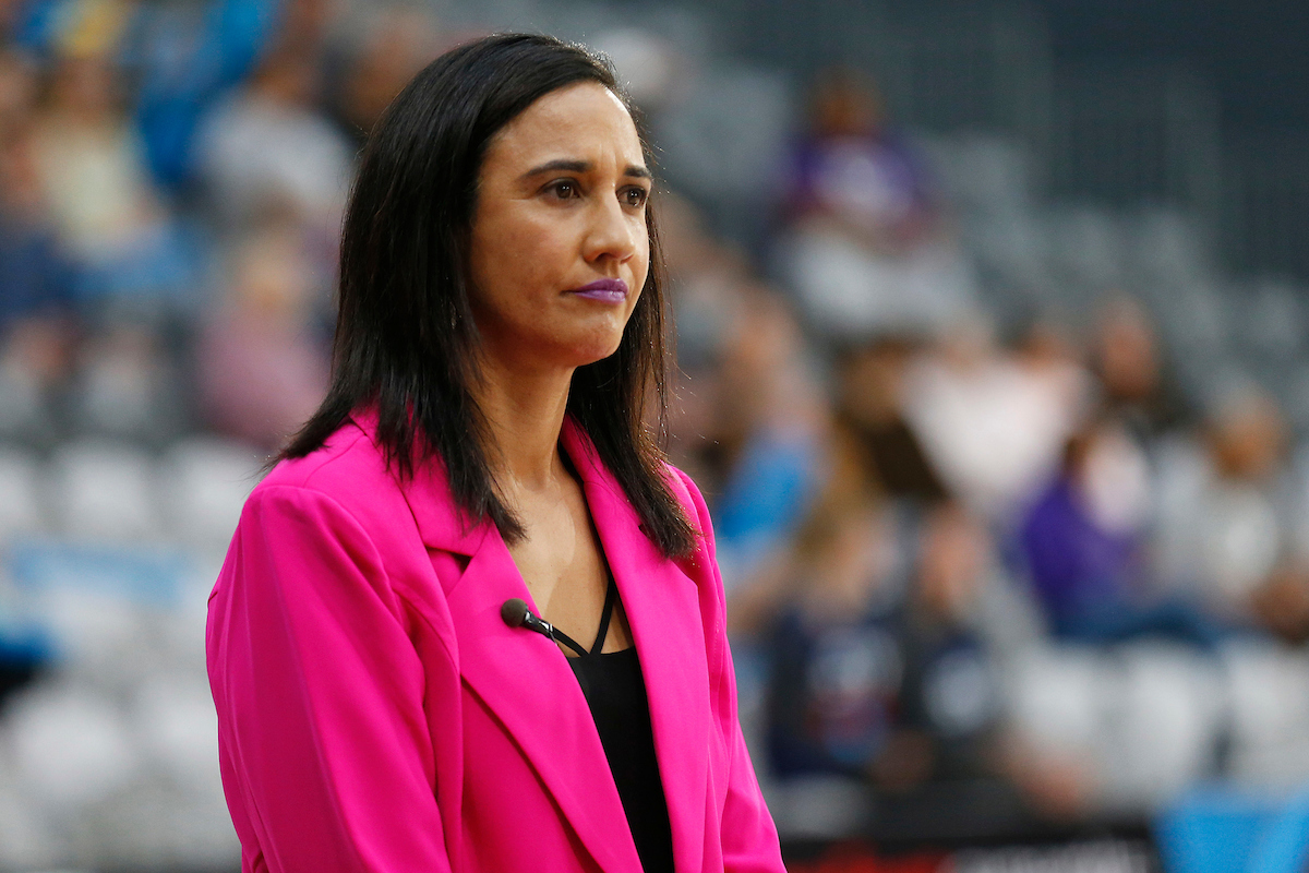Netball coach Kiri Wills: 'It actually made me really proud of what the Silver Ferns have achieved.' Photo / Photosport