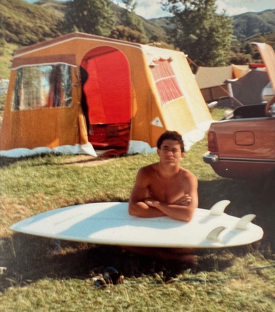 A young and fit John Kearns. Photo / Supplied