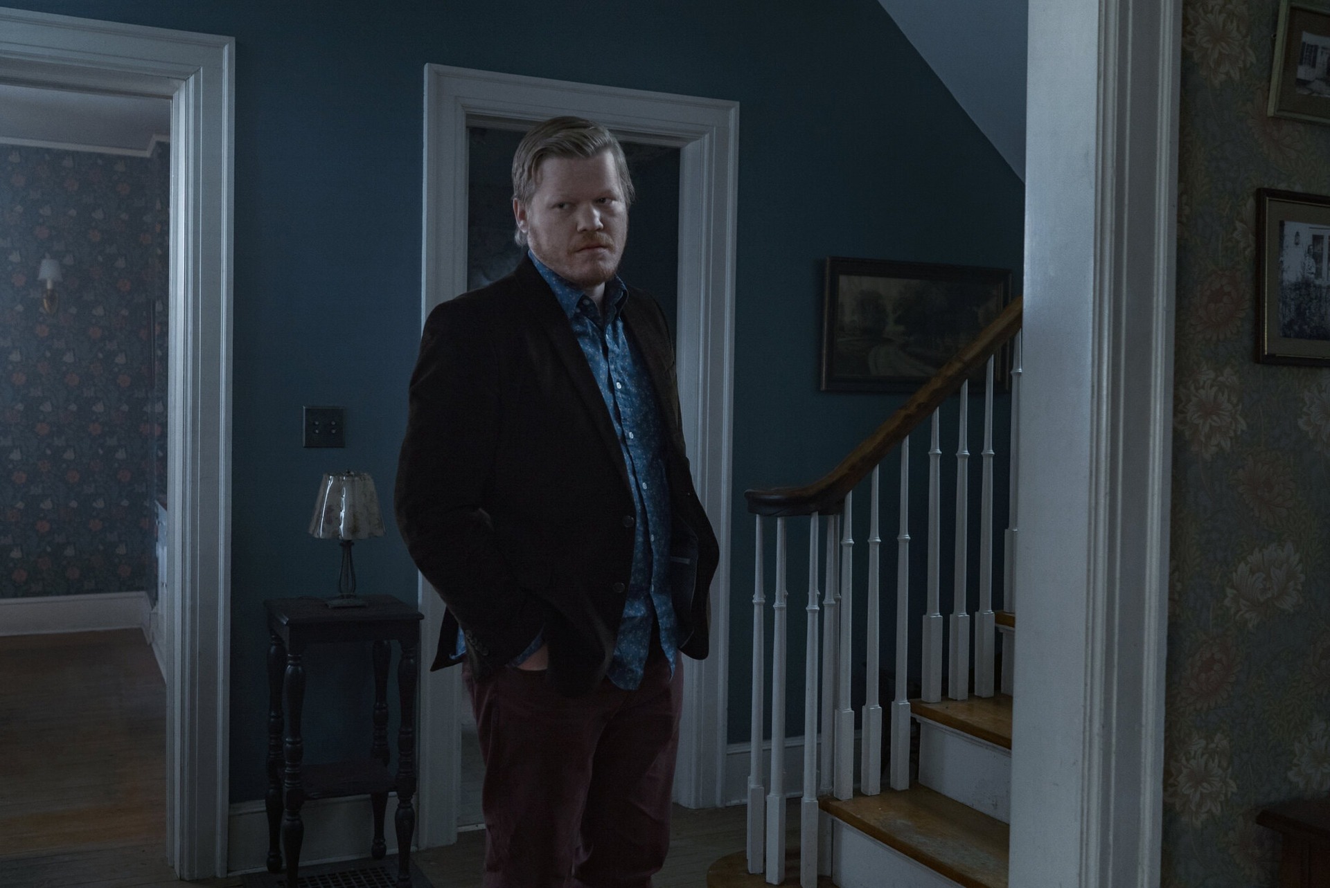Plemons in a starring role in I'm Thinking of Ending Things. Photo / Netflix