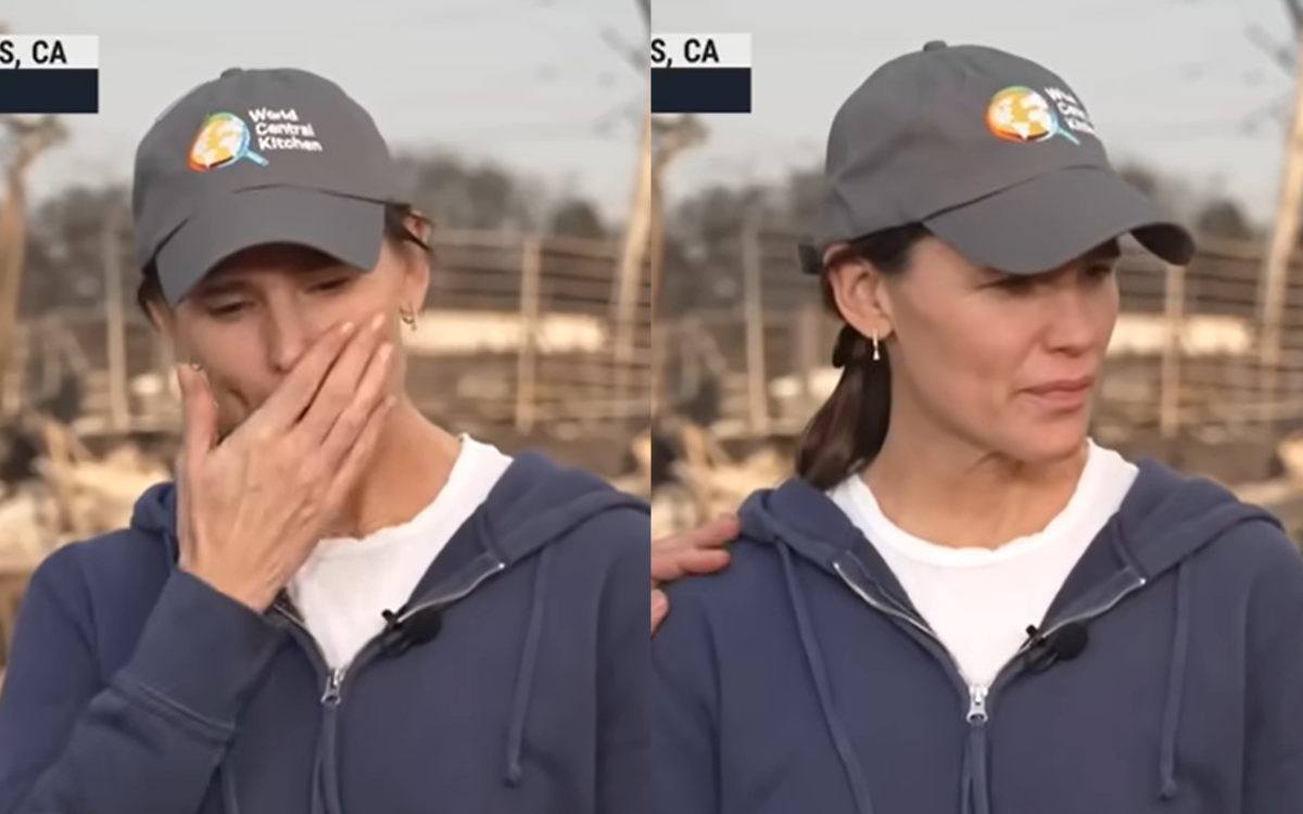 Hollywood actress Jennifer Garner revealed she lost a friend in the devastating Los Angeles wildfires. Photos / MSNBC