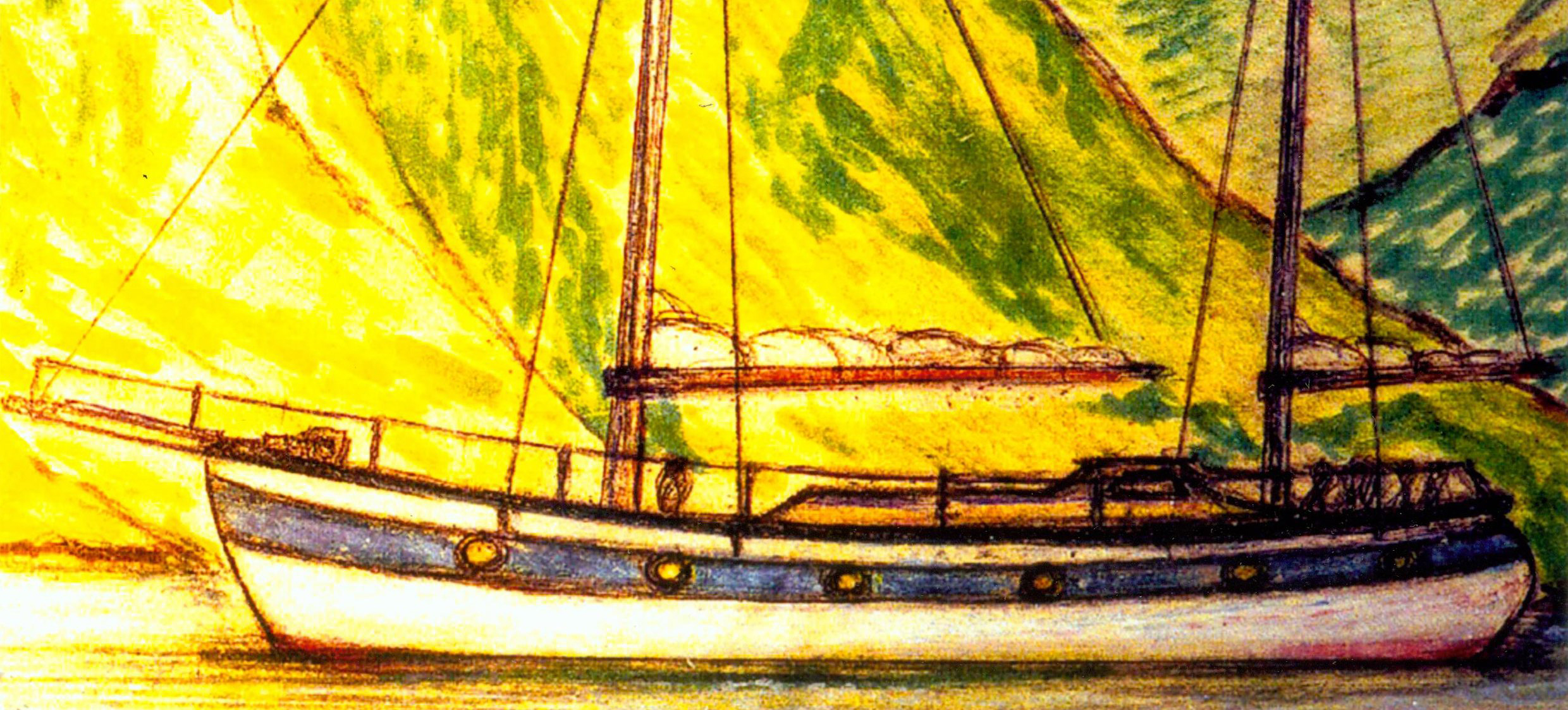 A sketch of the mystery ketch which was part of the original investigation. Photo / Supplied
