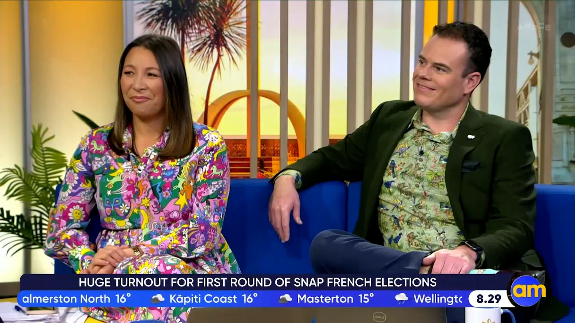 Lloyd Burr - along with Melissa Chan-Green - previously hosted Three's AM show, until its closure in 2024.