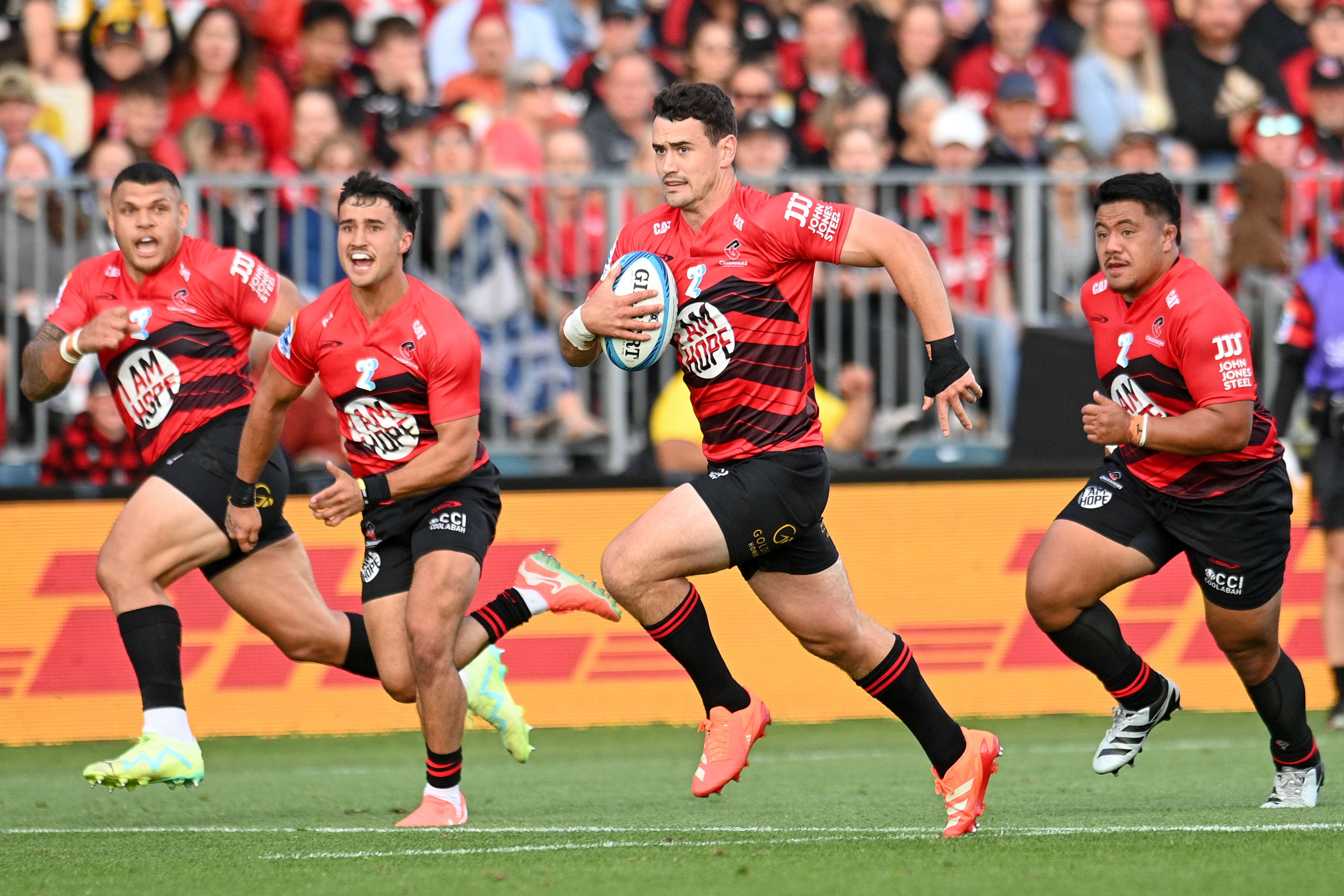 Will Jordan made a welcome return for the Crusaders. Photo / Photosport