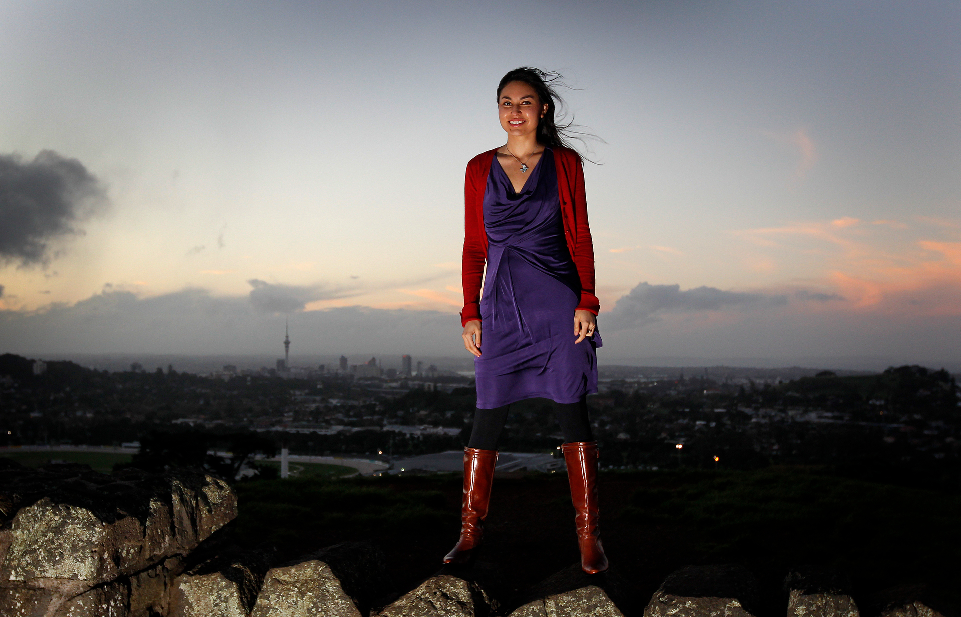 Nadia Lim photographed in Auckland the evening after she won the 2011 season of MasterChef NZ. Photo/Sarah Ivey