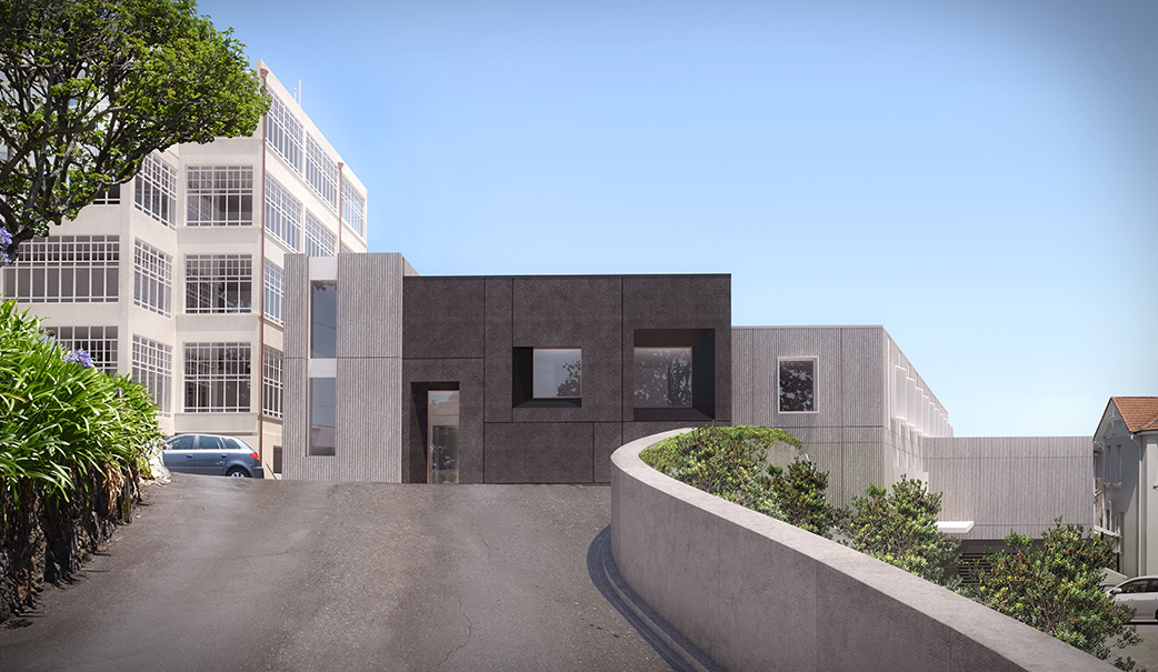 An artist's impression of how the entrance to the new wing could look. Photo / supplied