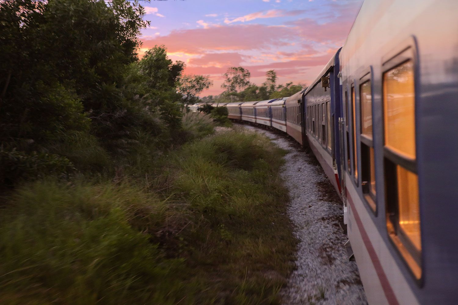 The Vietage is a unique luxury carriage on the regular Reunification Express rail line, providing an intimate experience for just 12 guests.