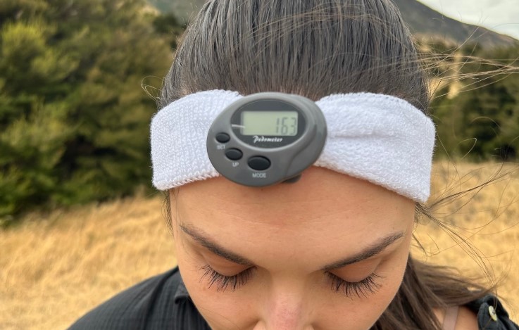 Clocking 163 steps in a minute, using only my head, I earned whiplash and a bag of chips. Photo / NZ Herald