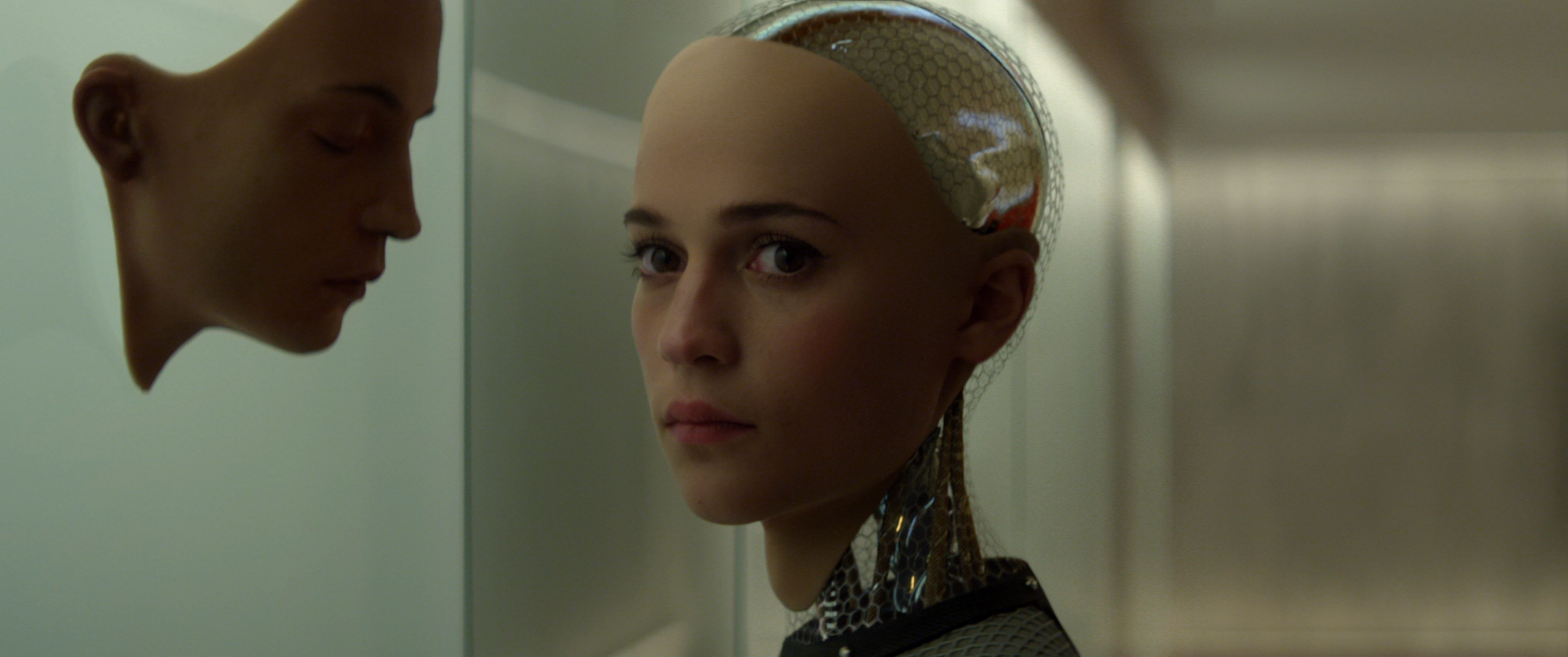 A scene from the movie Ex Machina.
