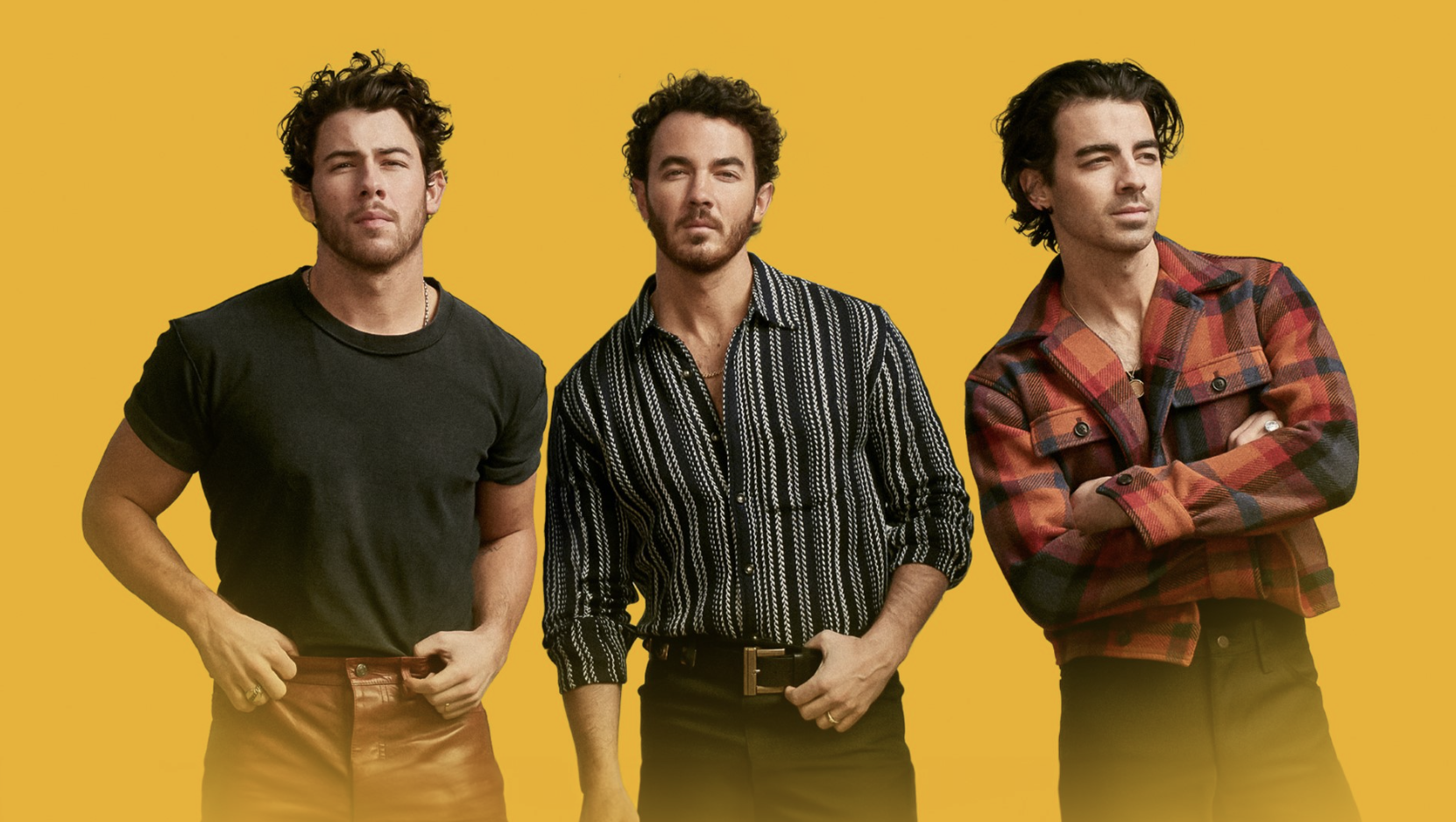 Nick, Kevin and Joe Jonas of the Jonas Brothers. 