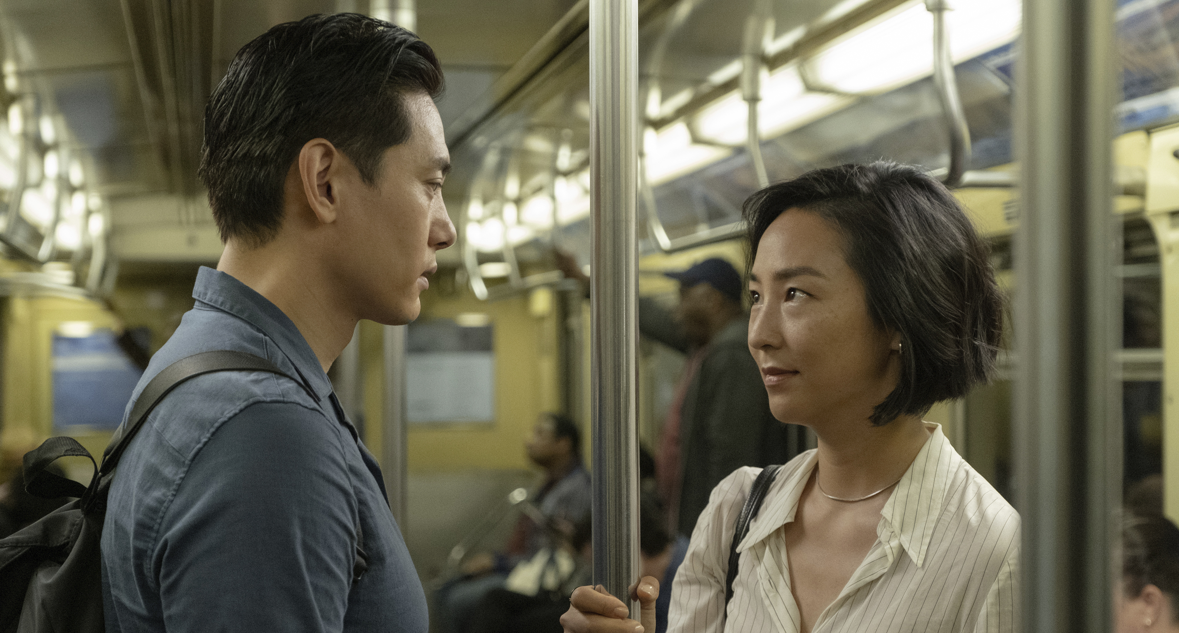 Teo Yoo and Greta Lee in Past Lives. Photo / AP