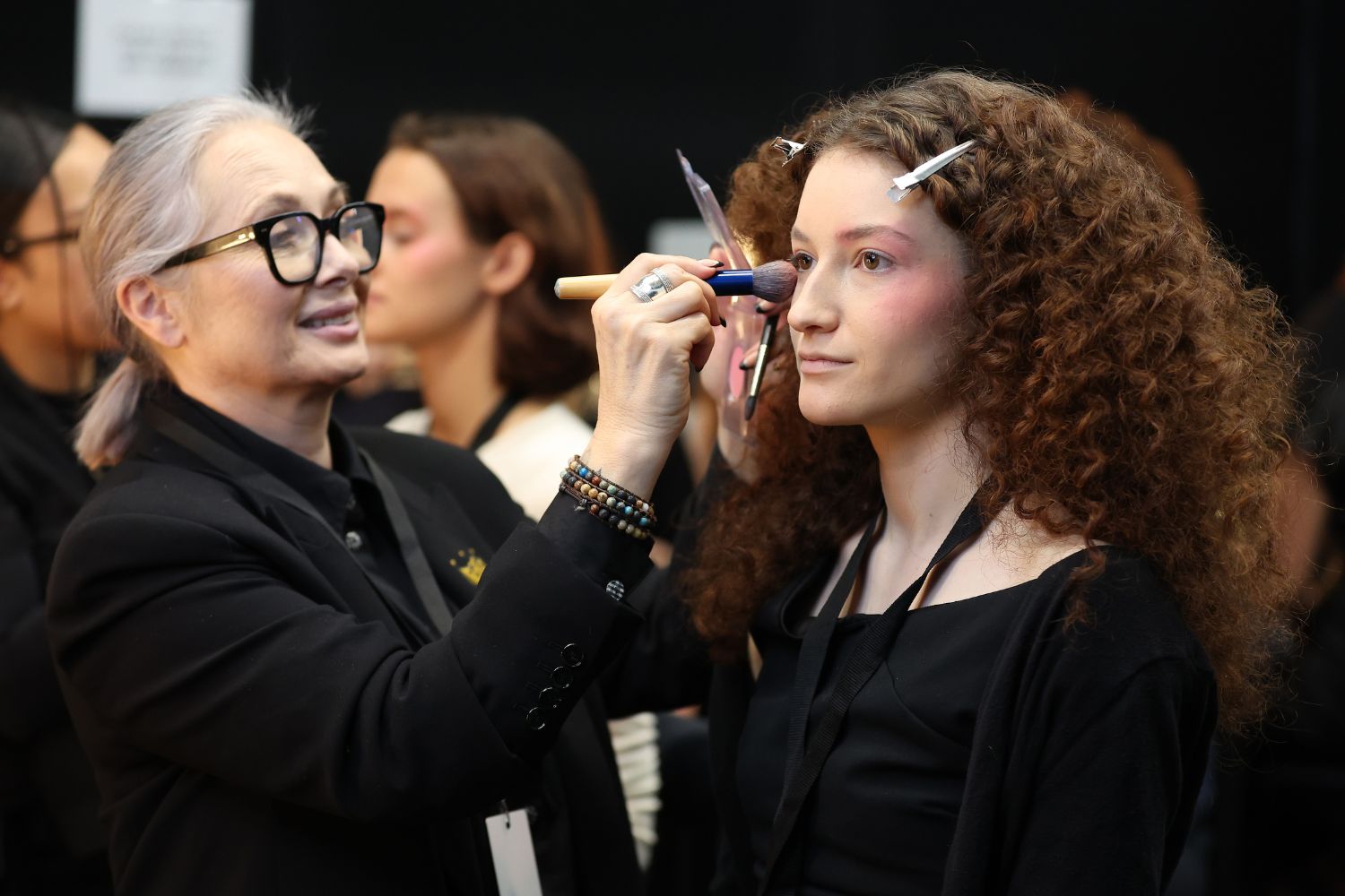 “It’s a Bantu colour bomb,” says Basalaj Beauty makeup director Lisa Matson of this spring-ready beauty look. Photo / Getty Images