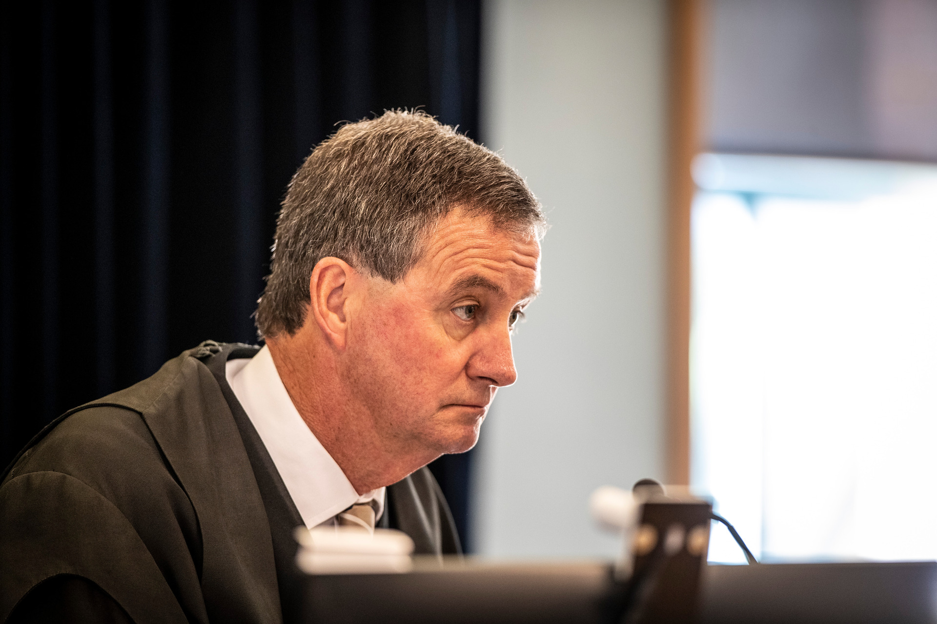 Justice Geoffrey Venning is presiding over the High Court trial. Photo / Michael Craig
