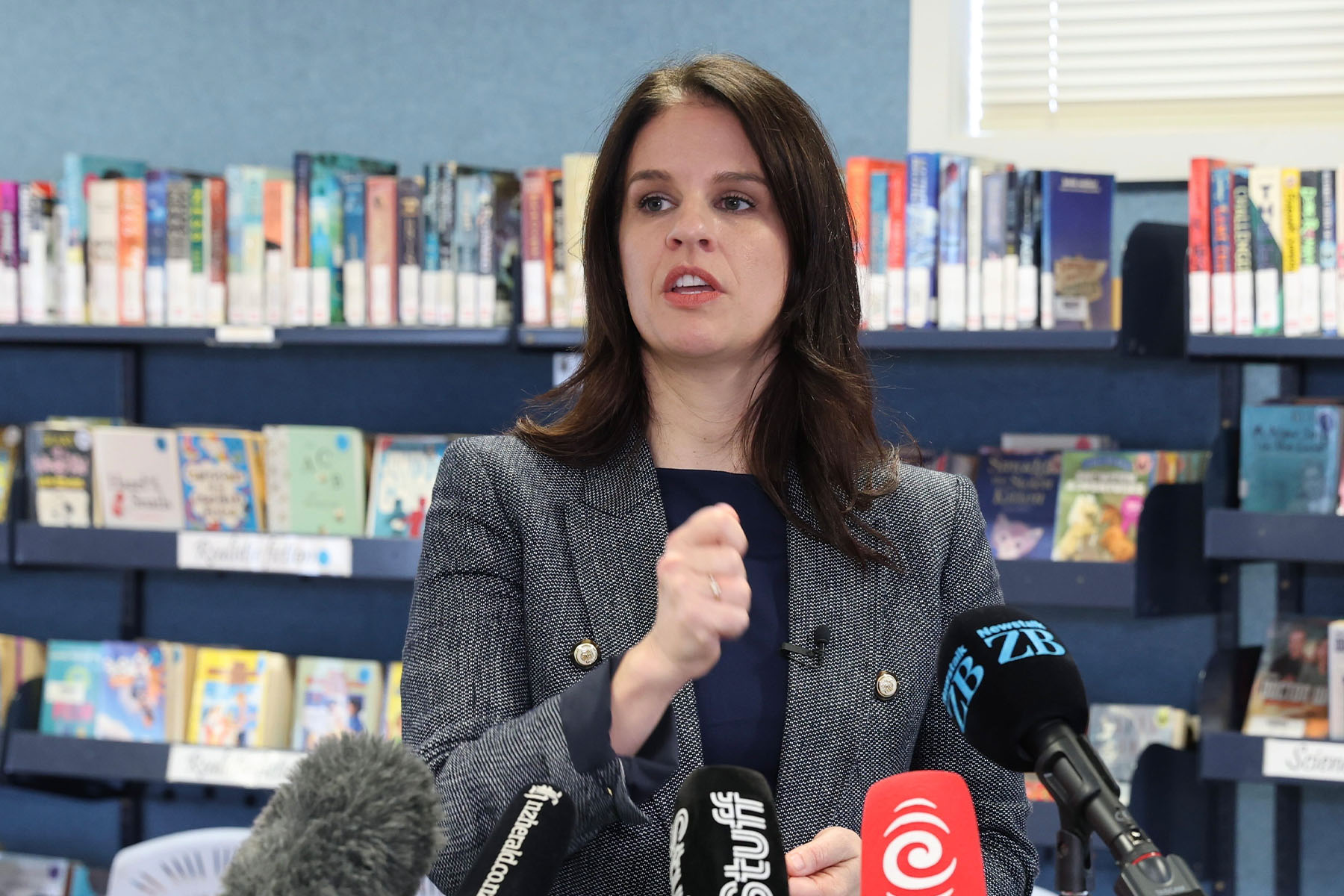 Education Minister Erica Stanford says writing is a critical skill for learning, thinking and communicating. Photo / NZME