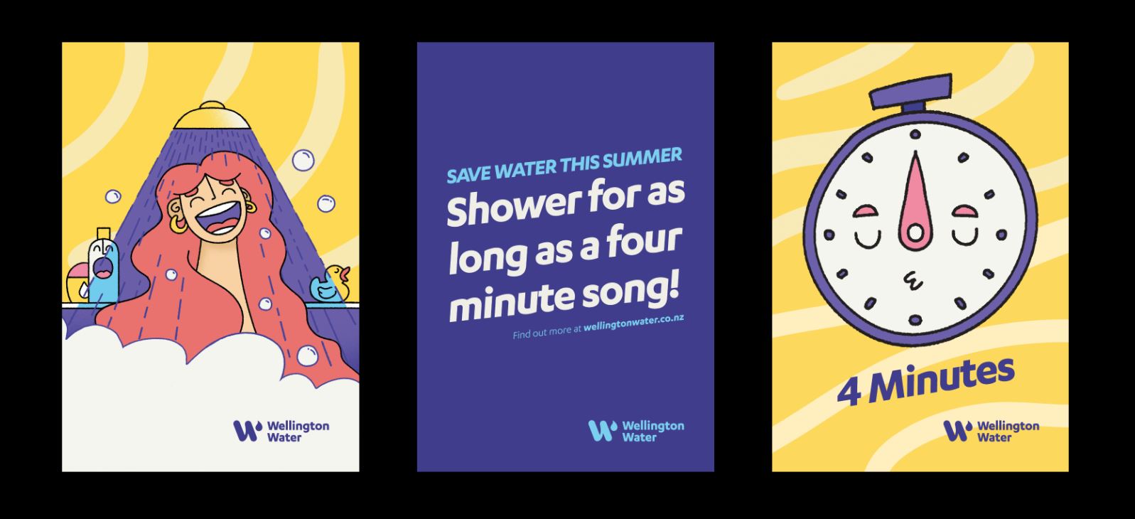 Wellington Water ran a campaign in 2021 to encourage people to conserve water. Image / Screenshot