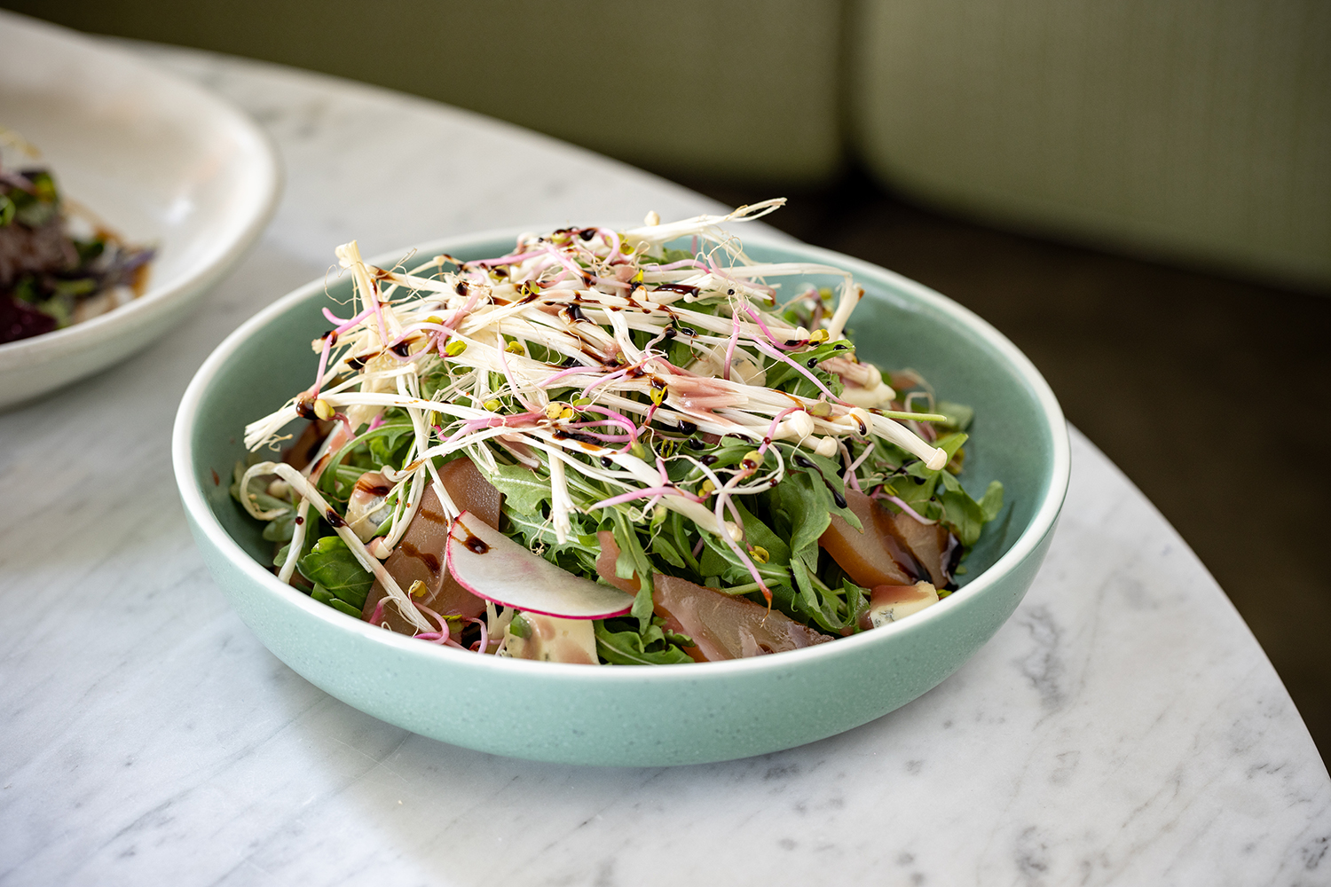 The mushroom salad. Photo / Babiche Martens