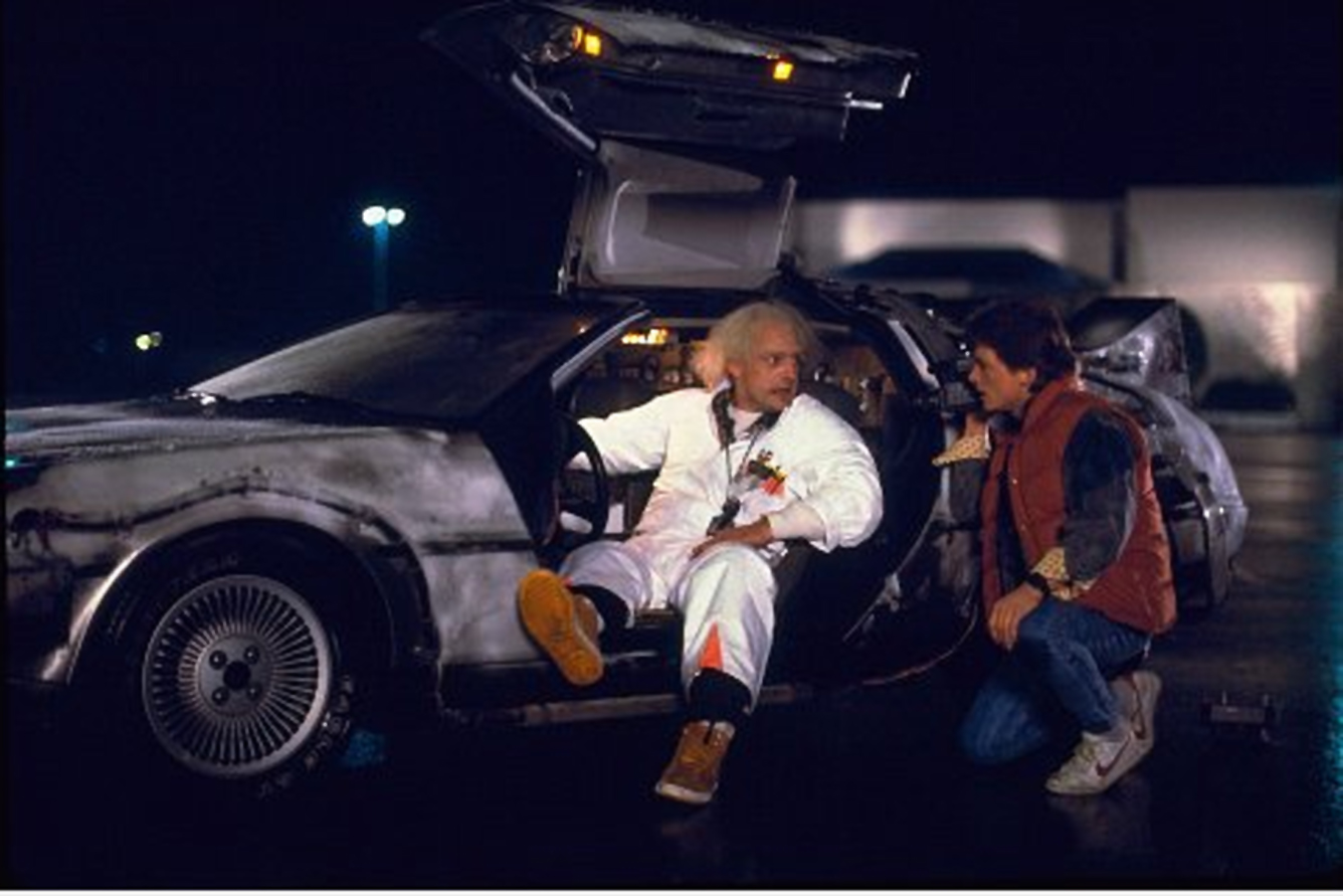 A scene from the 1985 film Back To The Future. Photo / Supplied