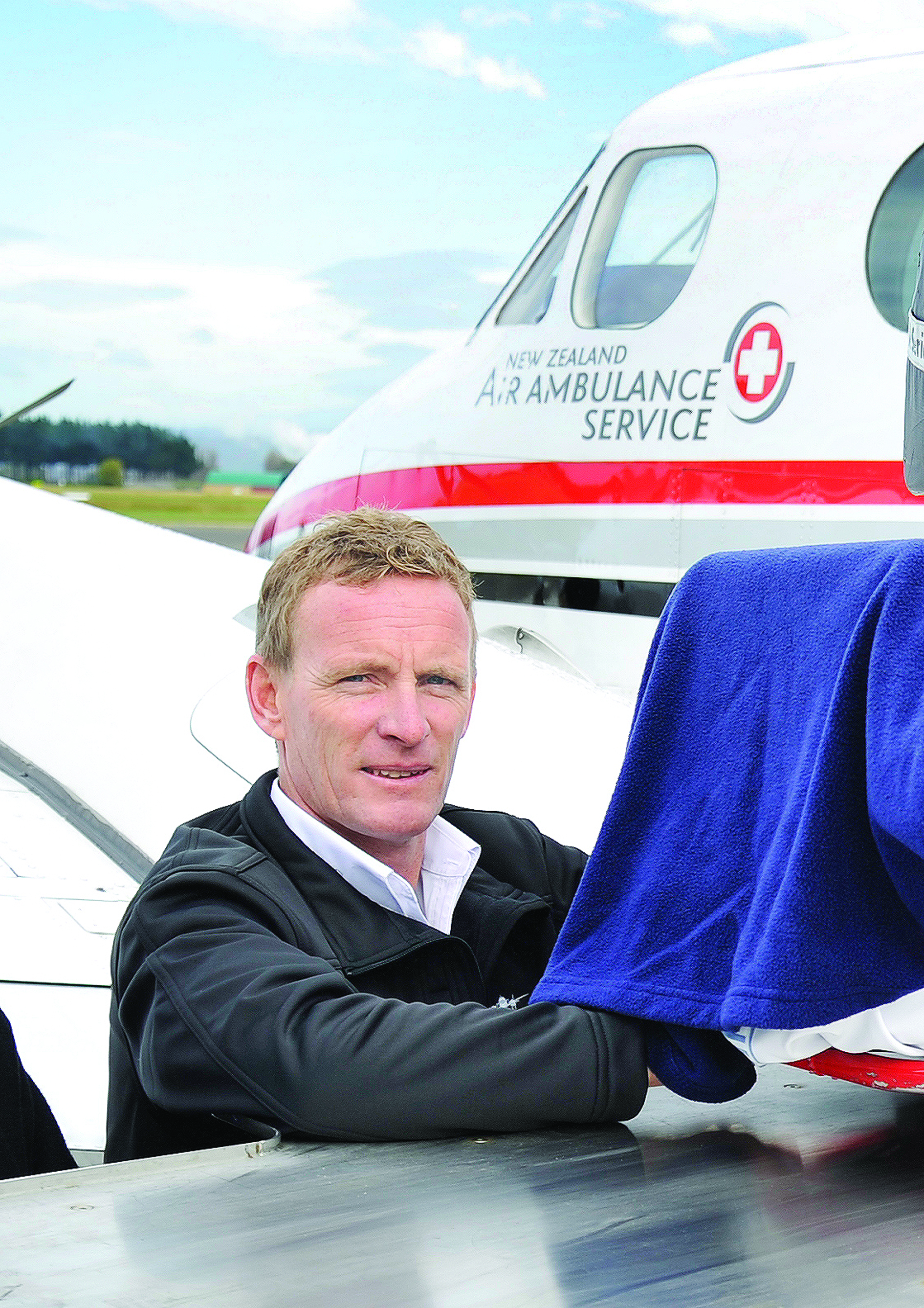Many missions: Pilot Andrew Reid has been working closely with Hauora Tairawhiti for eight years with the air ambulance service recently completing its 3000th flight. File picture