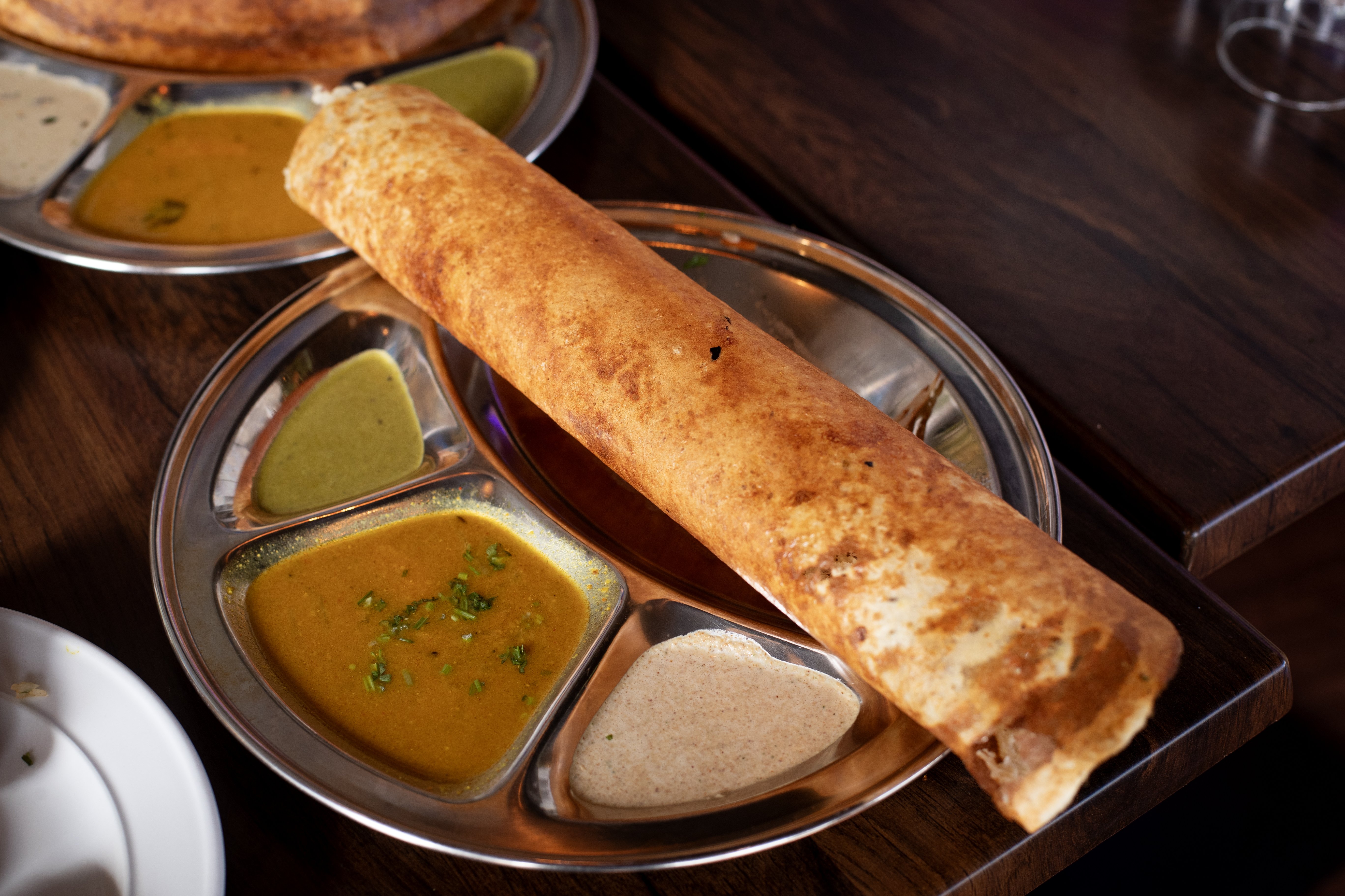 The masala dosa is the most popular choice for customers at Idly Sambar. Photo / Dean Purcell