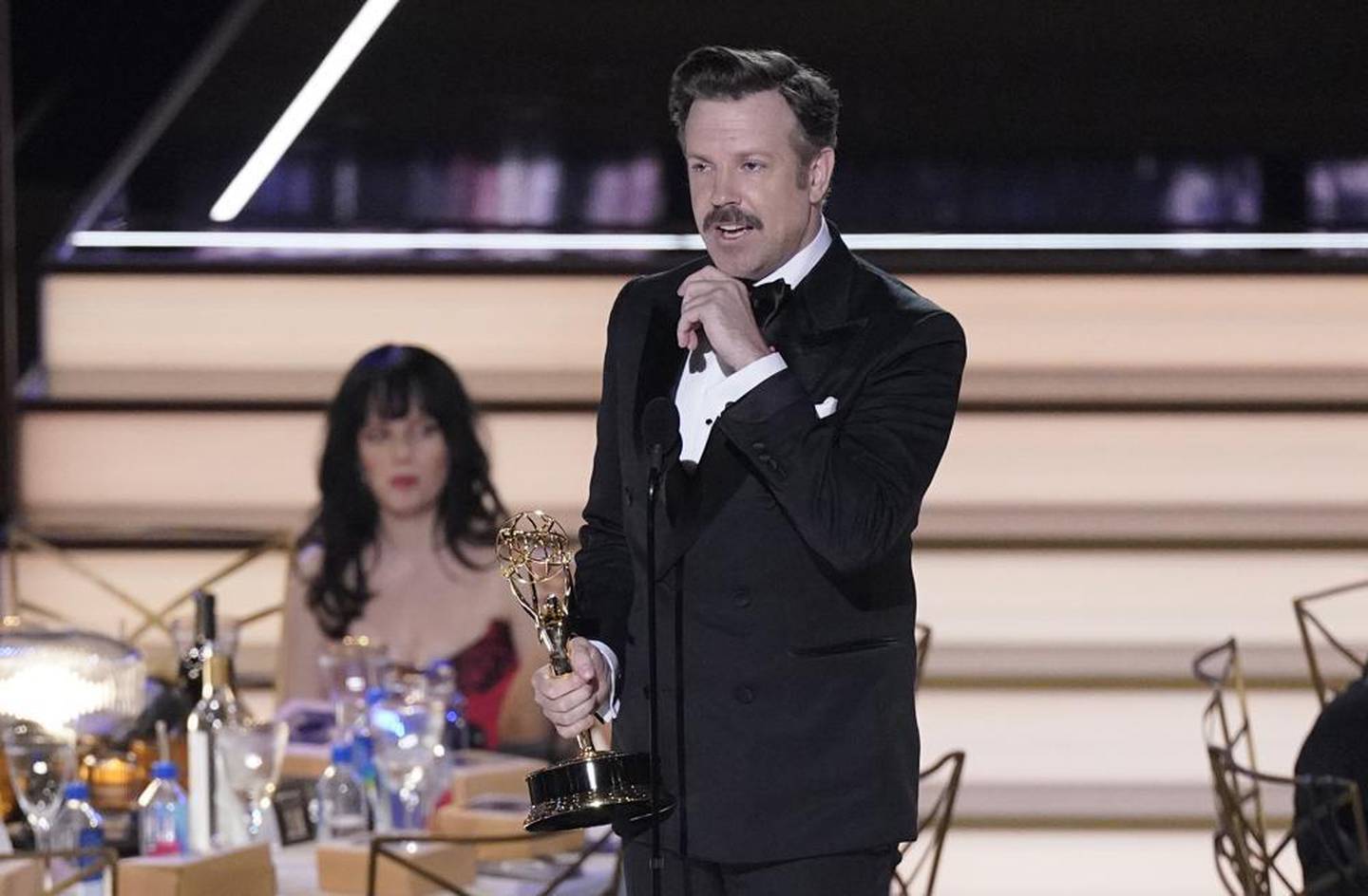 Ted Lasso won big at last year's Emmy Awards, can they do it again this year? Photo / AP