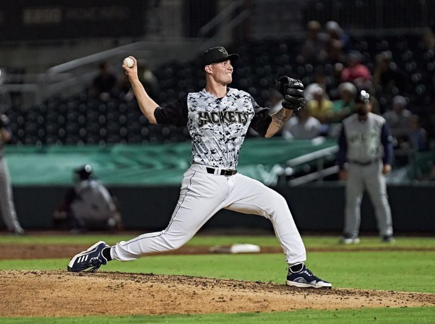 Baseball: Kiwi pitcher Ben Thompson 