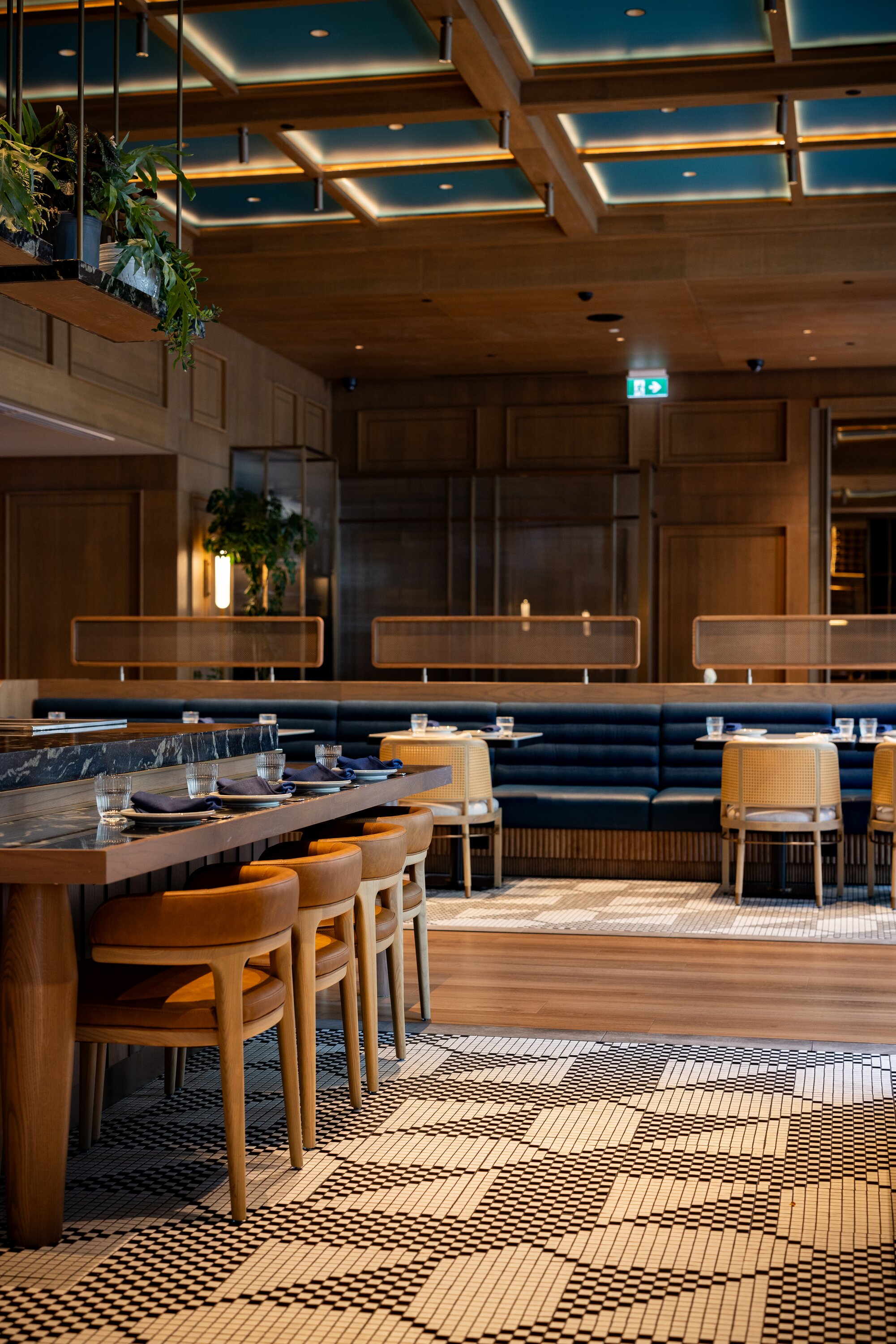 The ample dining room at Trivet. Photo / Babiche Martens