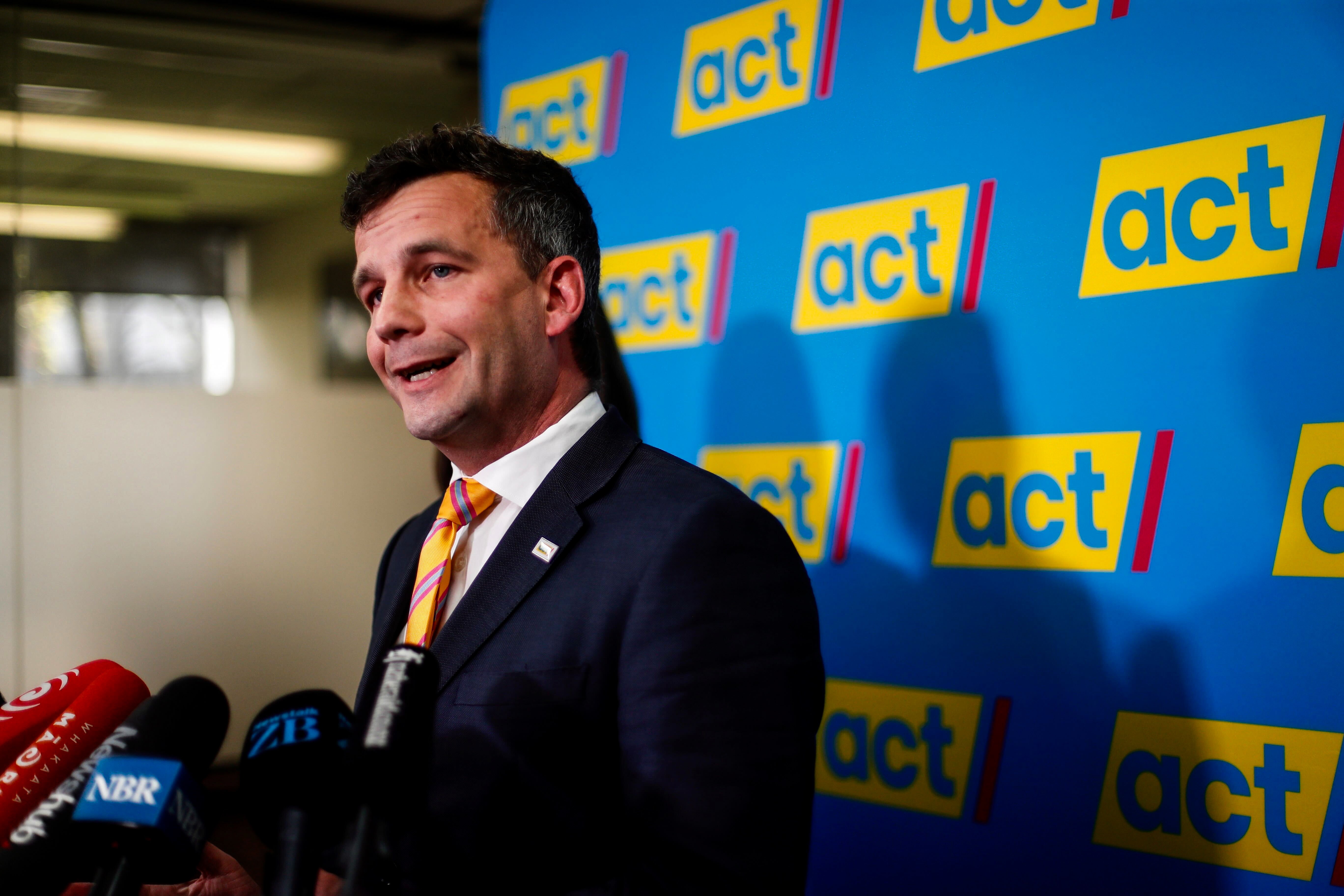 Act leader David Seymour has been pushing for a referendum on the Treaty principles. Photo / Dean Purcell