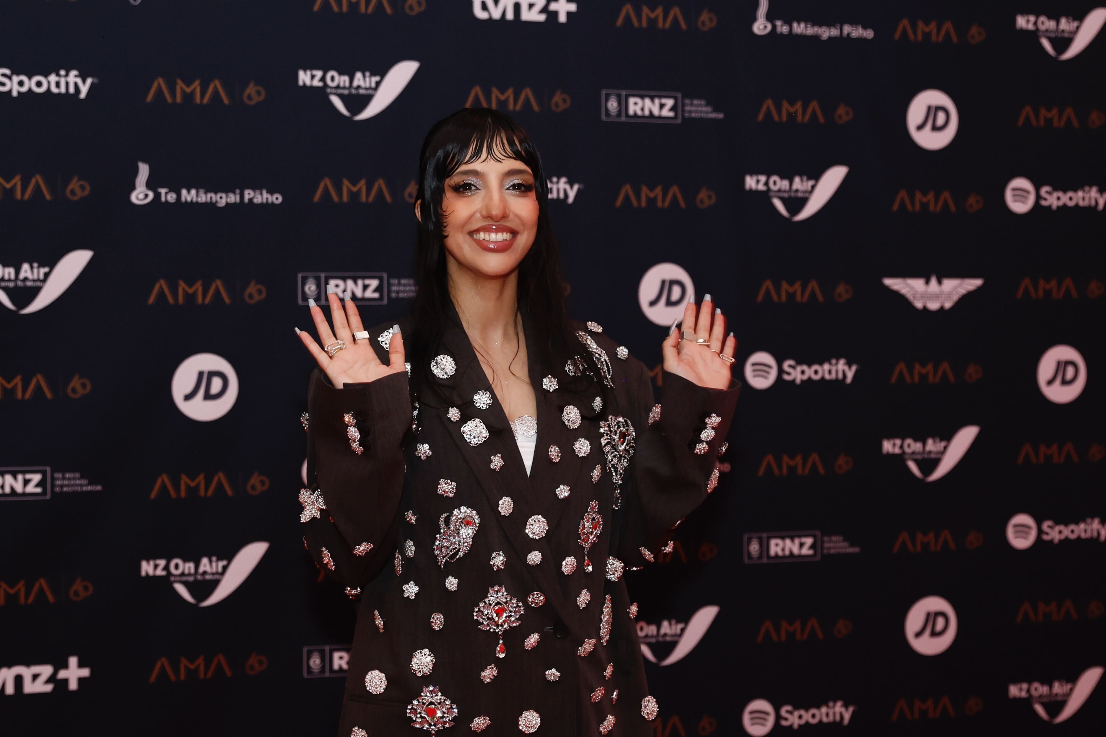 Chaii on the red carpet at the Aotearoa Music Awards. Photo / Sylvie Whinray