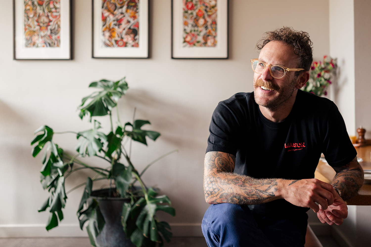 Matt Hawkes owns Bar Mason, which blurs the line between restaurant and bar. Photo / Supplied