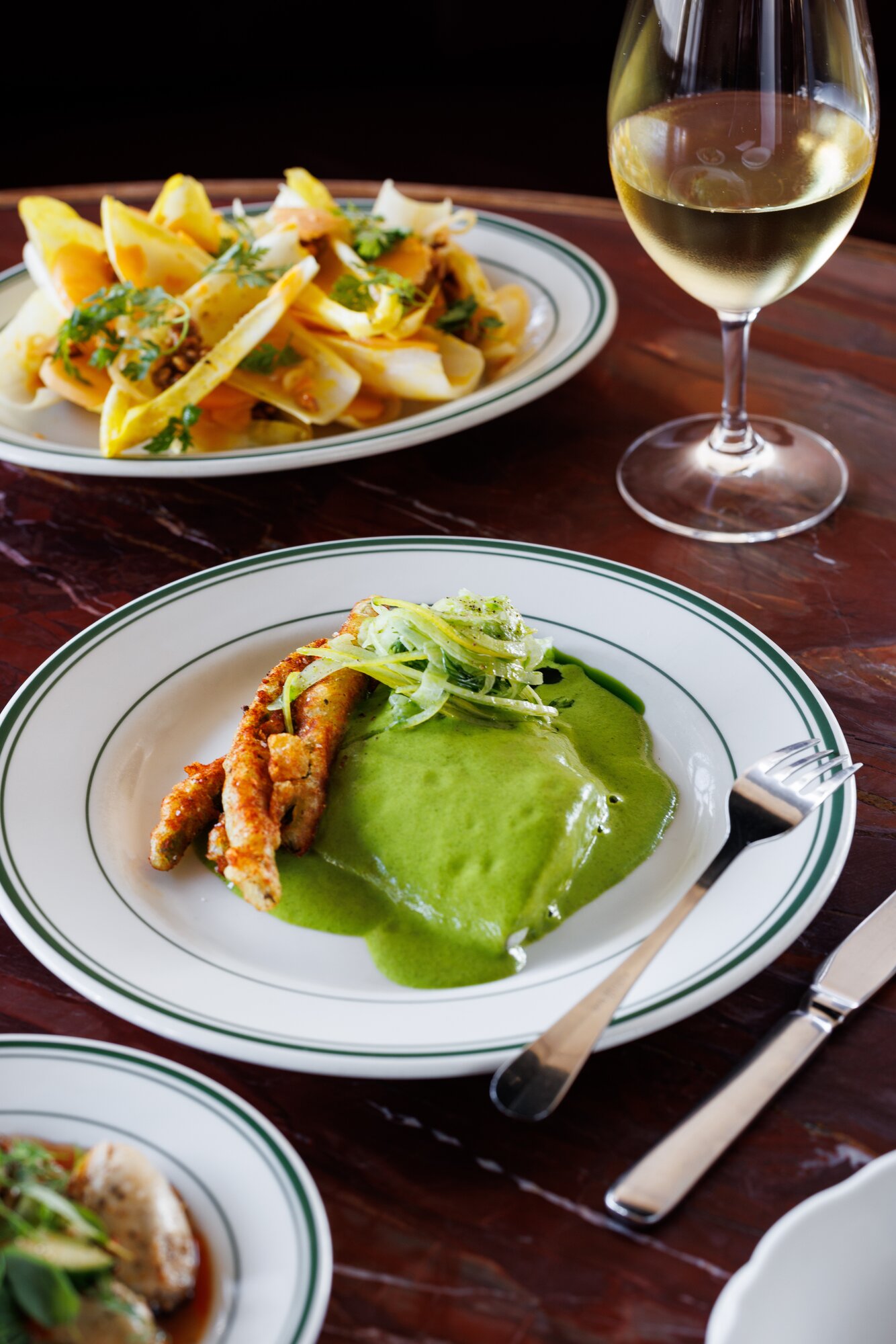 The fish main on the menu at Lilian restaurant in Grey Lynn. Photo / Babiche Martens