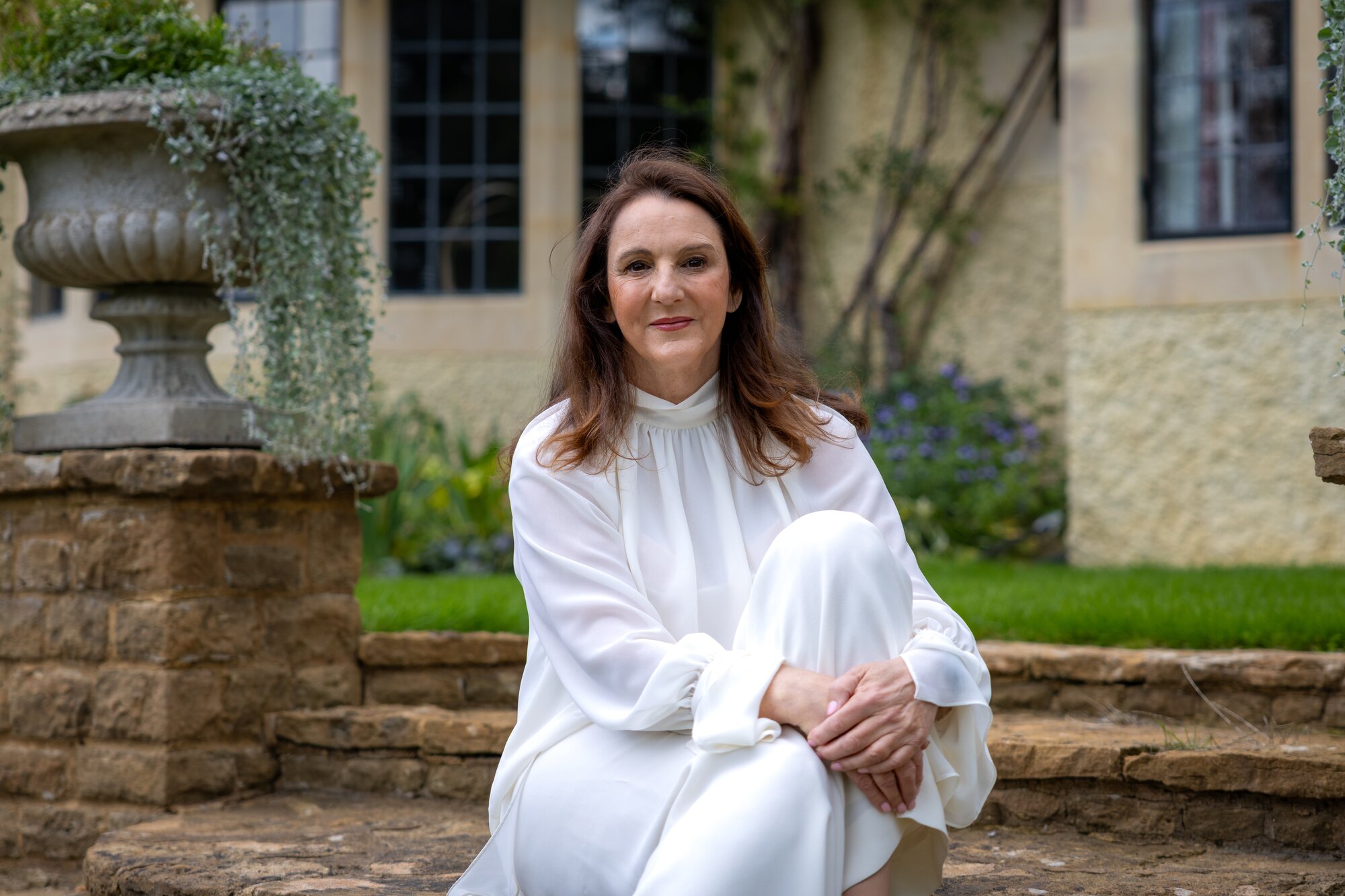 Charlotte Lockhart at Norney Grange in Surrey, an historic home in the UK she shares with her partner Andrew Barnes. Photo / Jack Lockhart