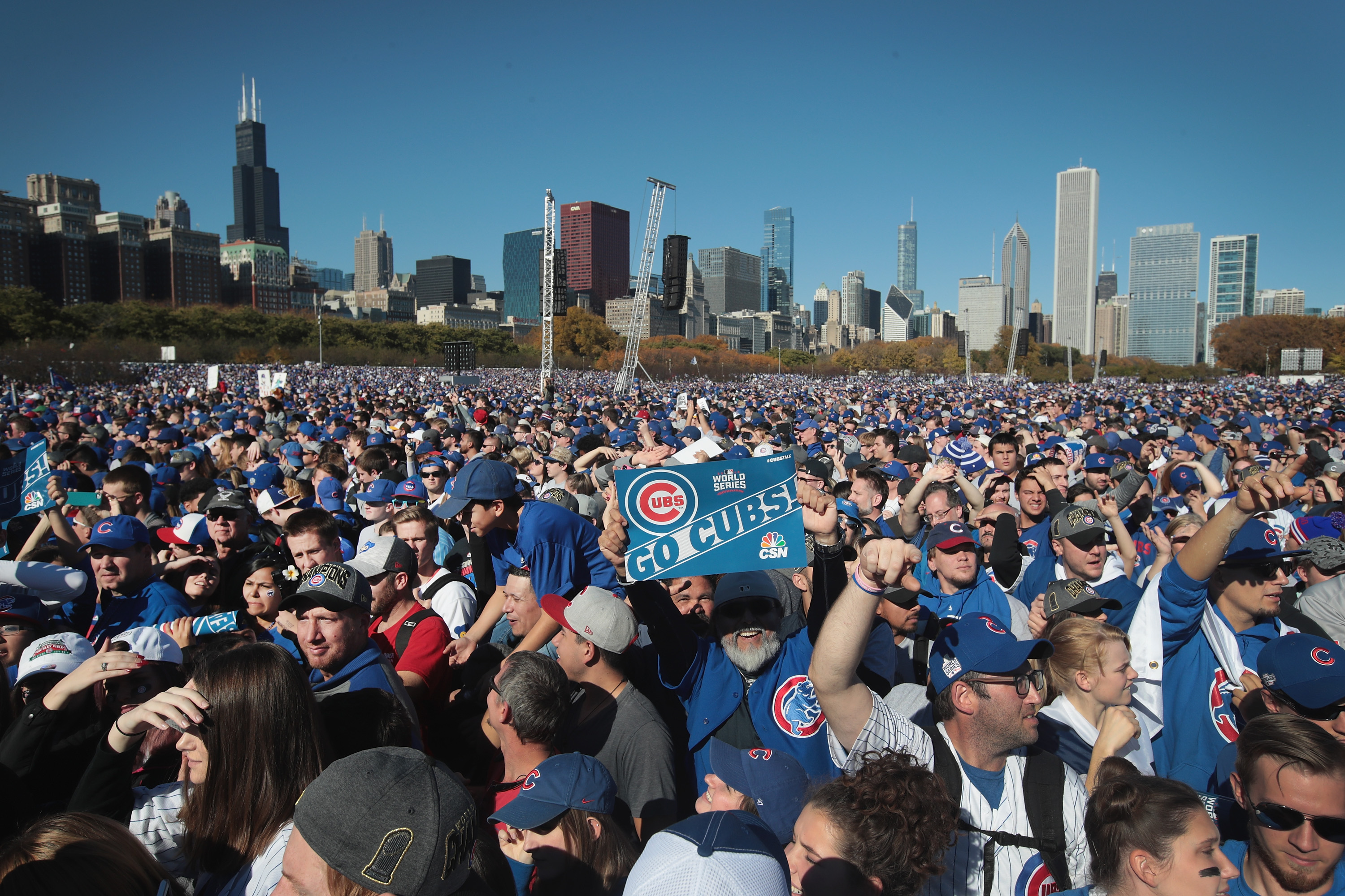 Cubs World Series Celebration Ranks as 7th Largest Gathering in Human  History