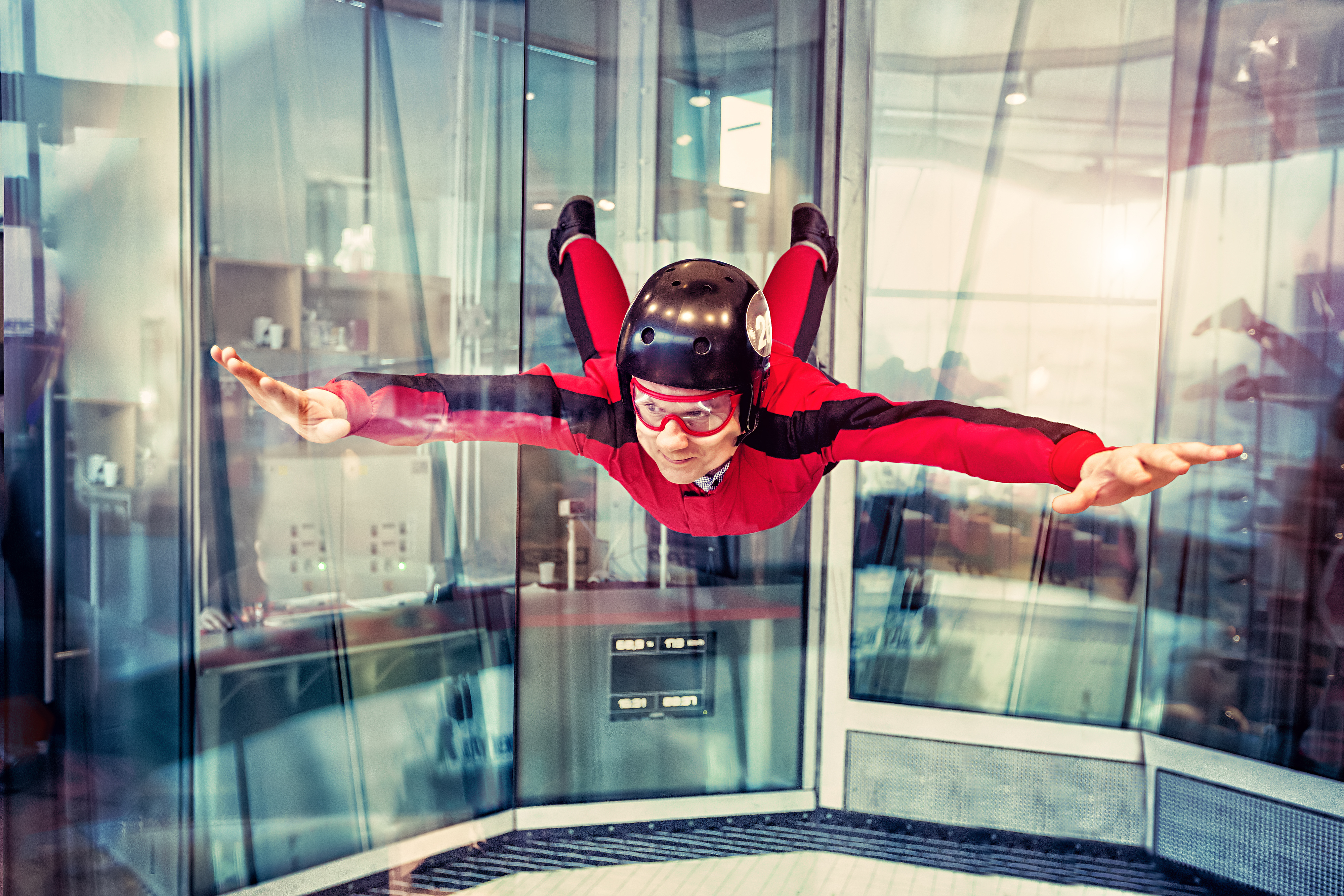 Enjoy an indoor flying experiences with no experience necessary. Photo / Getty Images