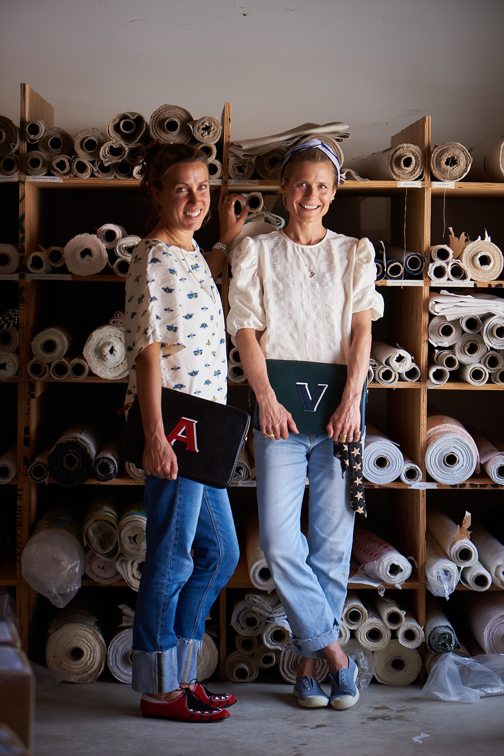 London-based designers Alice Gates and Vanessa Barneby of Barneby Gates. Photo / Supplied