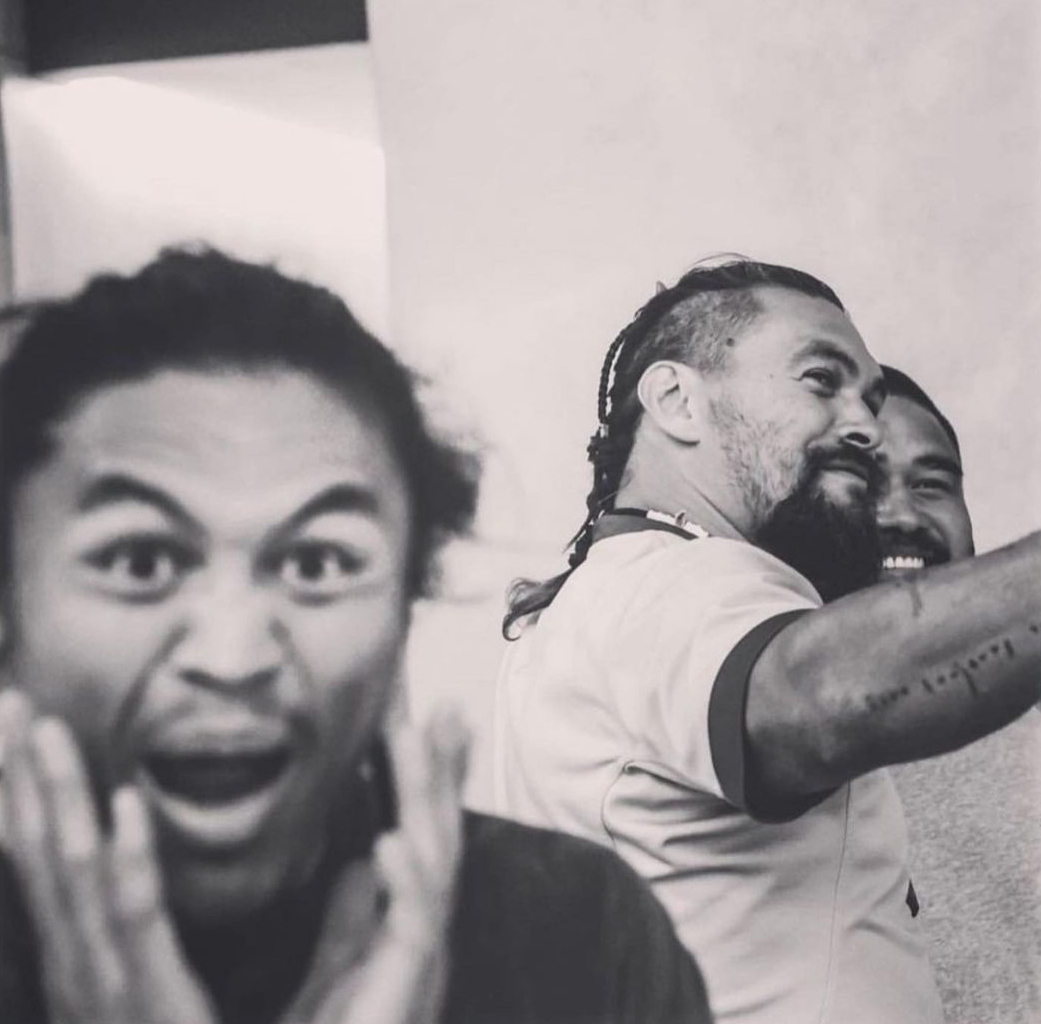 Real casual Caleb.  Photo / Instagram/@allblacks