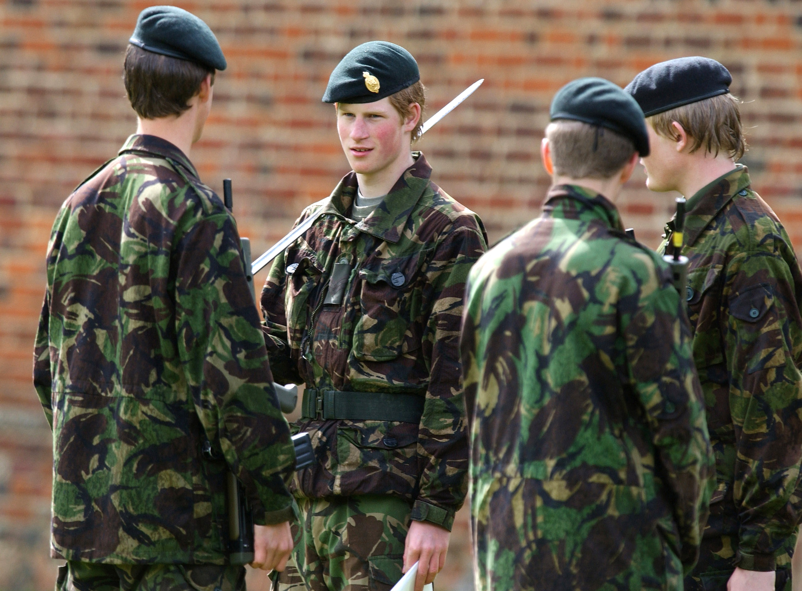 Prince Harry Practising For The Military Tattoo At Eton College Of Army Cadets Where He Was The Parade Commander.  Photo / Getty Images