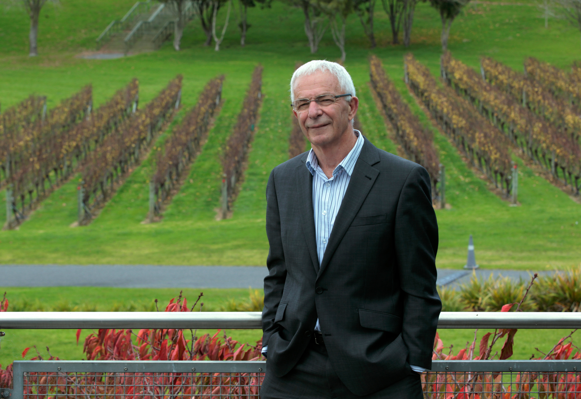 Sir George Fistonich who founded Villa Maria Estate winery in 1961. Photo / Brett Phibbs