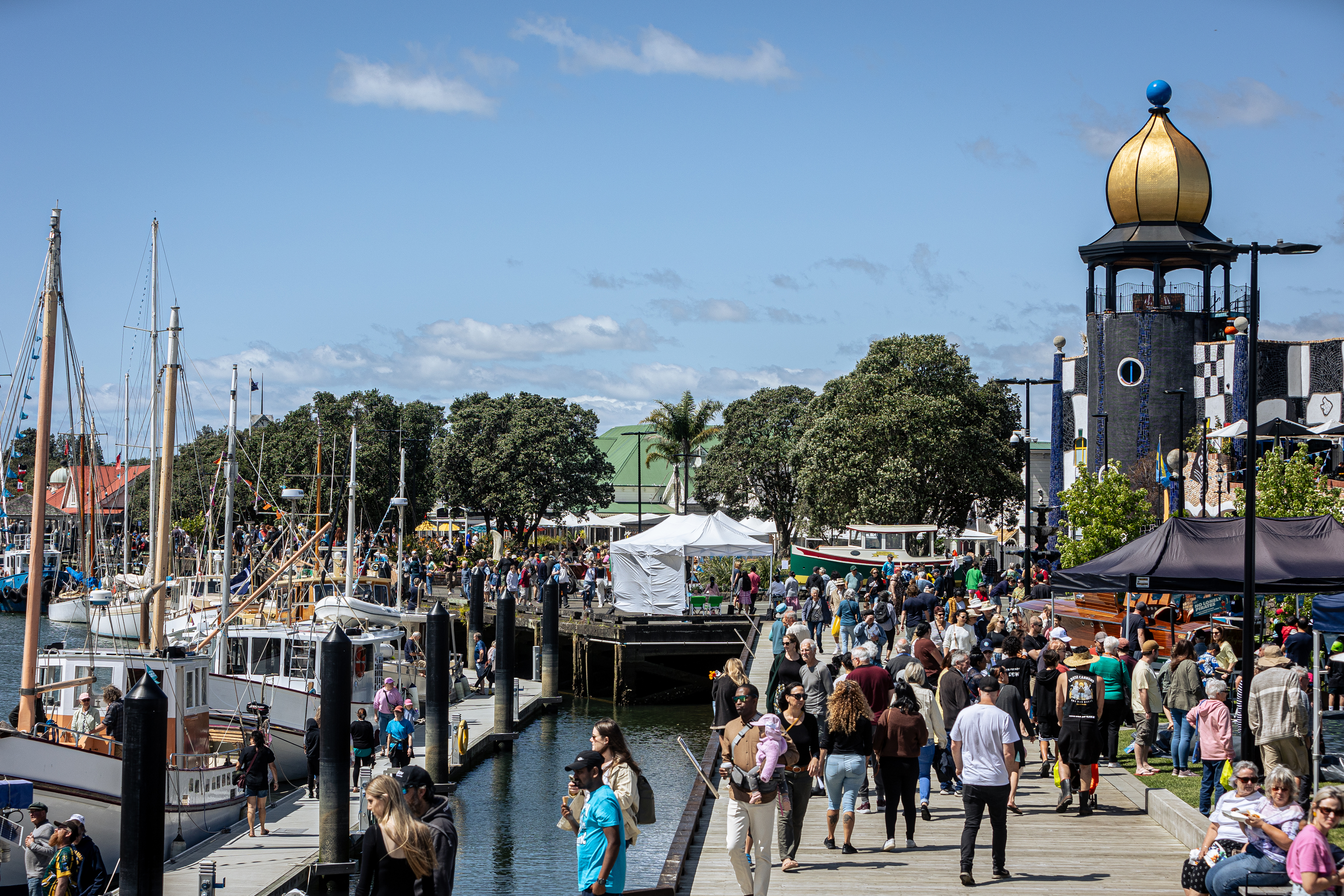 More than 13,000 people attended the Whangārei Maritime Festival at the Town Basin in October 2023, with more expected for this weekend's ArtBeat. Photo / Whangārei Maritime Festival
