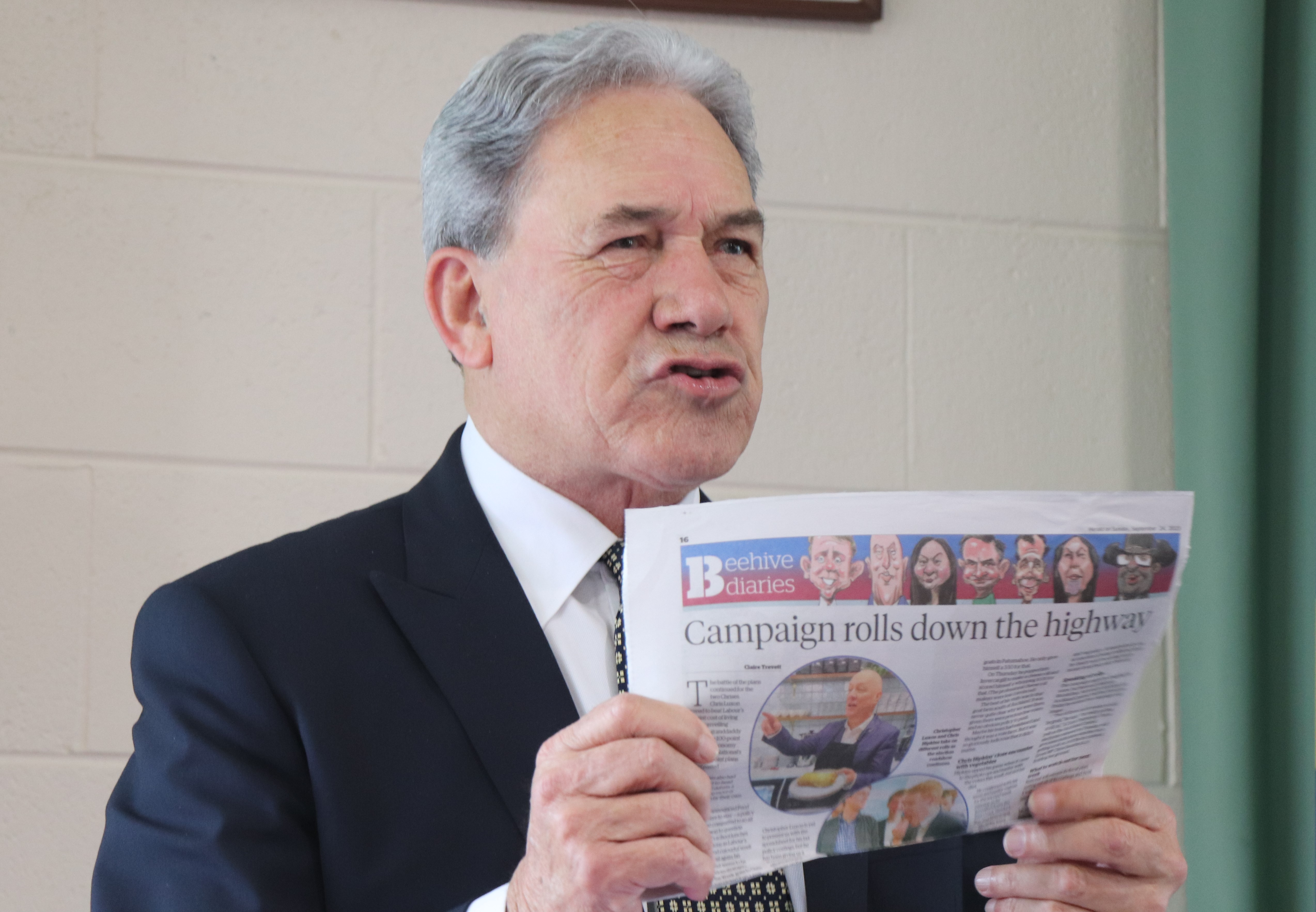 NZ First leader Winston Peters has been feeling left out - until now. Photo / Dan Hutchinson