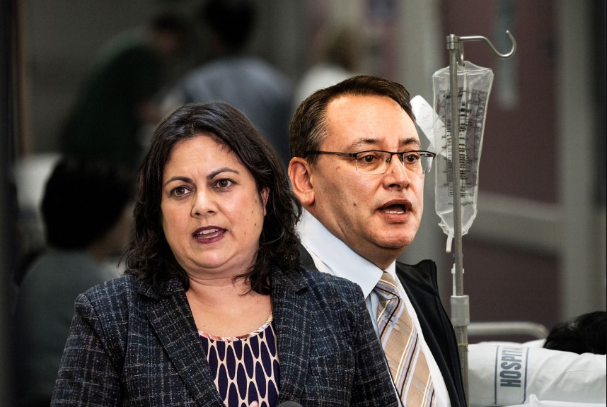 Health Minister Ayesha Verrall and National Party spokesman Shane Reti. Photo / NZME composite