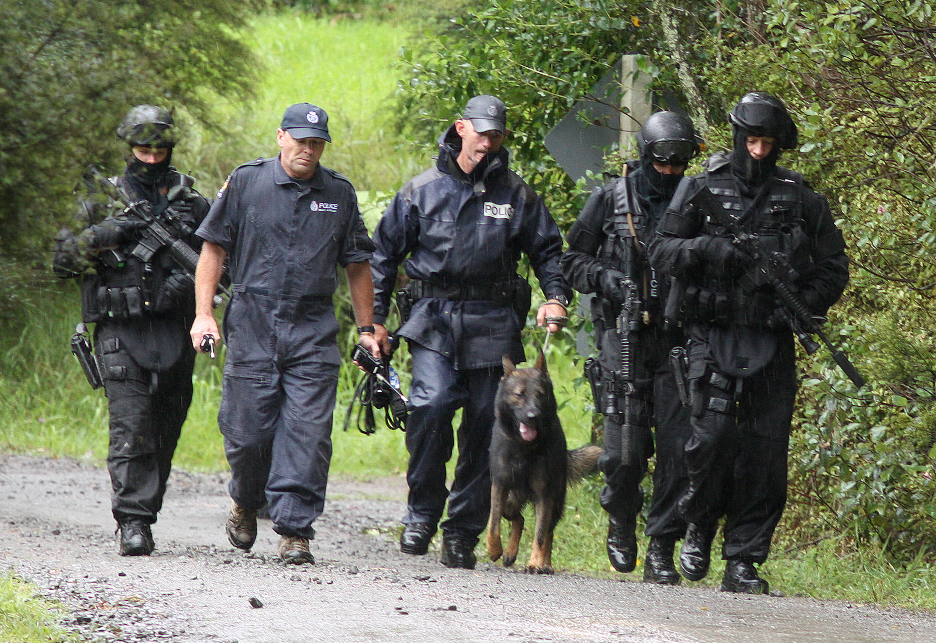 Police and members of the local community took part in a massive search for Nortessa Montgomerie. Photo / Natalie Slade