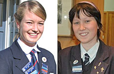 Phoebe Harrop (left) and Susan Smirk.