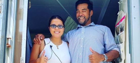 TV is all in the family for Sophie Magasiva and father Robbie.